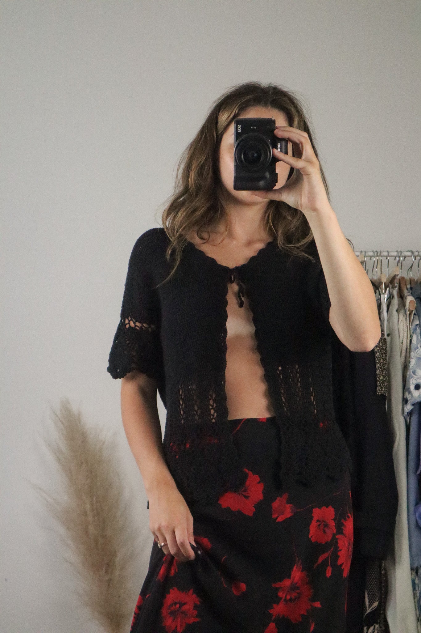 Vintage x Crochet Cardi (S/M)