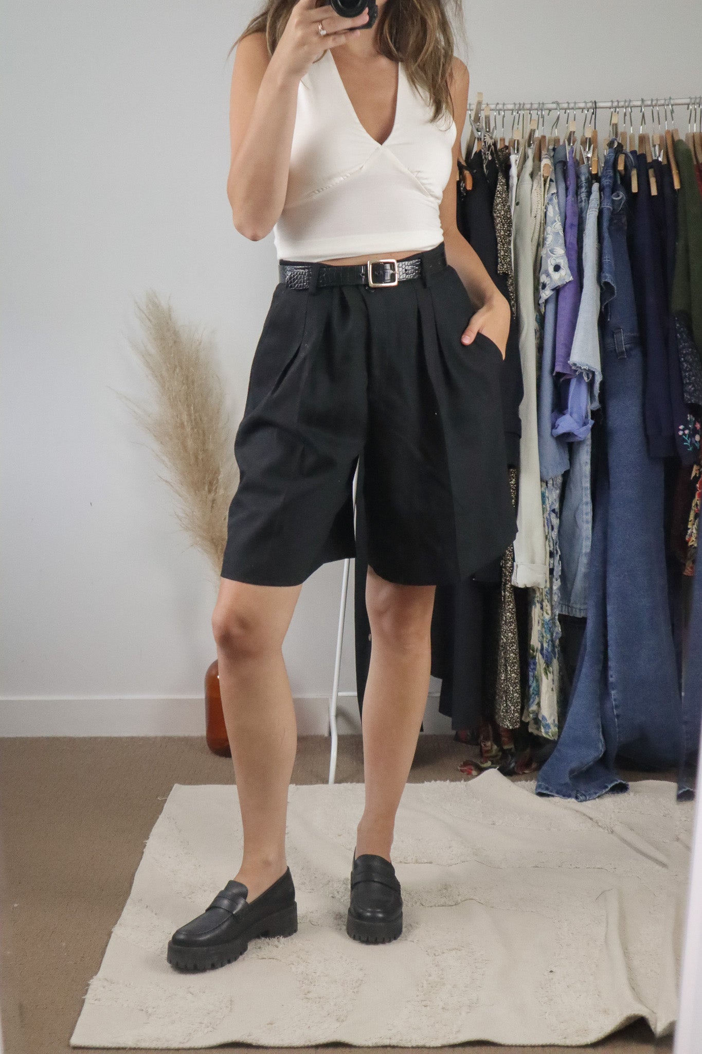 Made in Canada x Vintage x Wool Trouser Shorts (8)