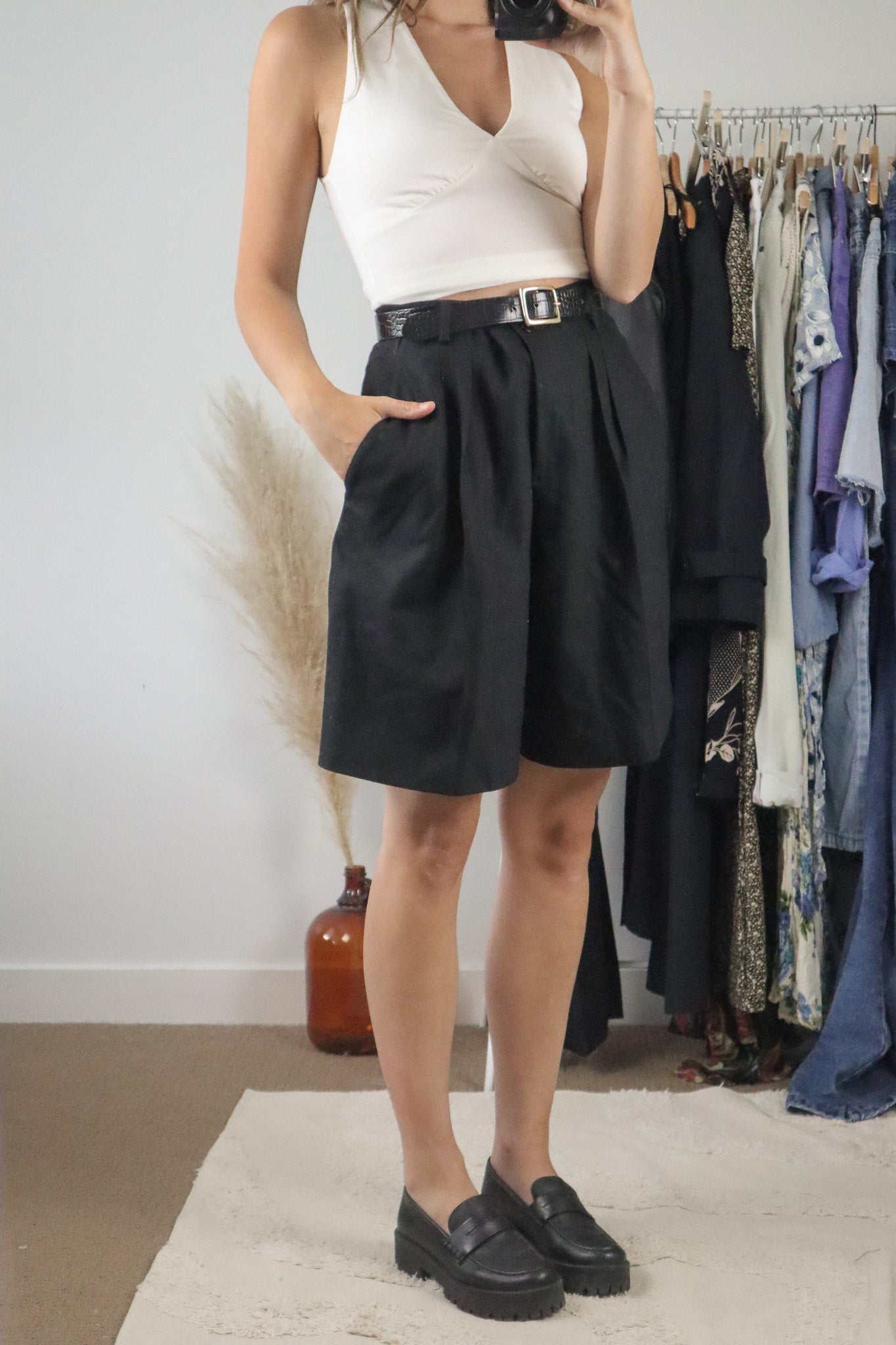Made in Canada x Vintage x Wool Trouser Shorts (8)