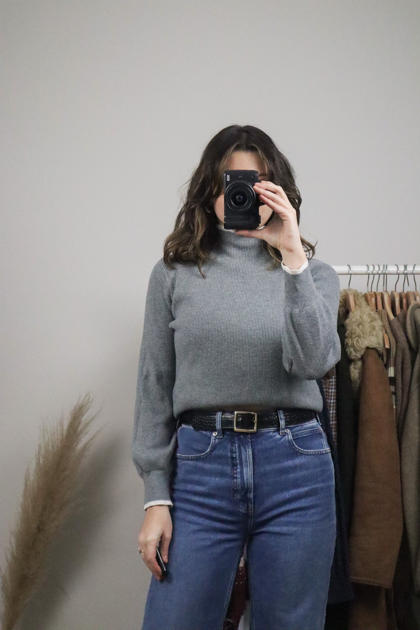 Modern x Contrast Ribbed Knit (S)