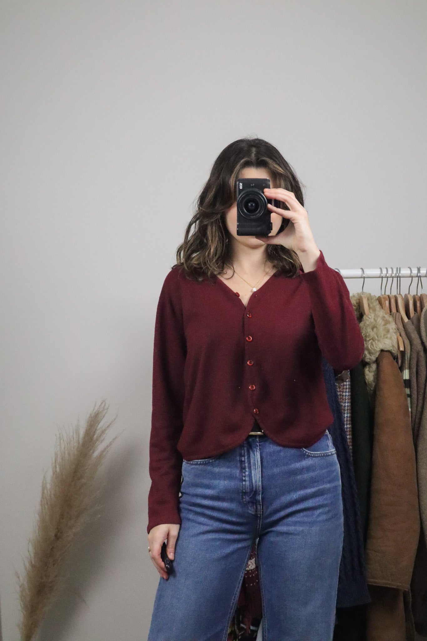 Vintage x Cropped Cardigan (S)