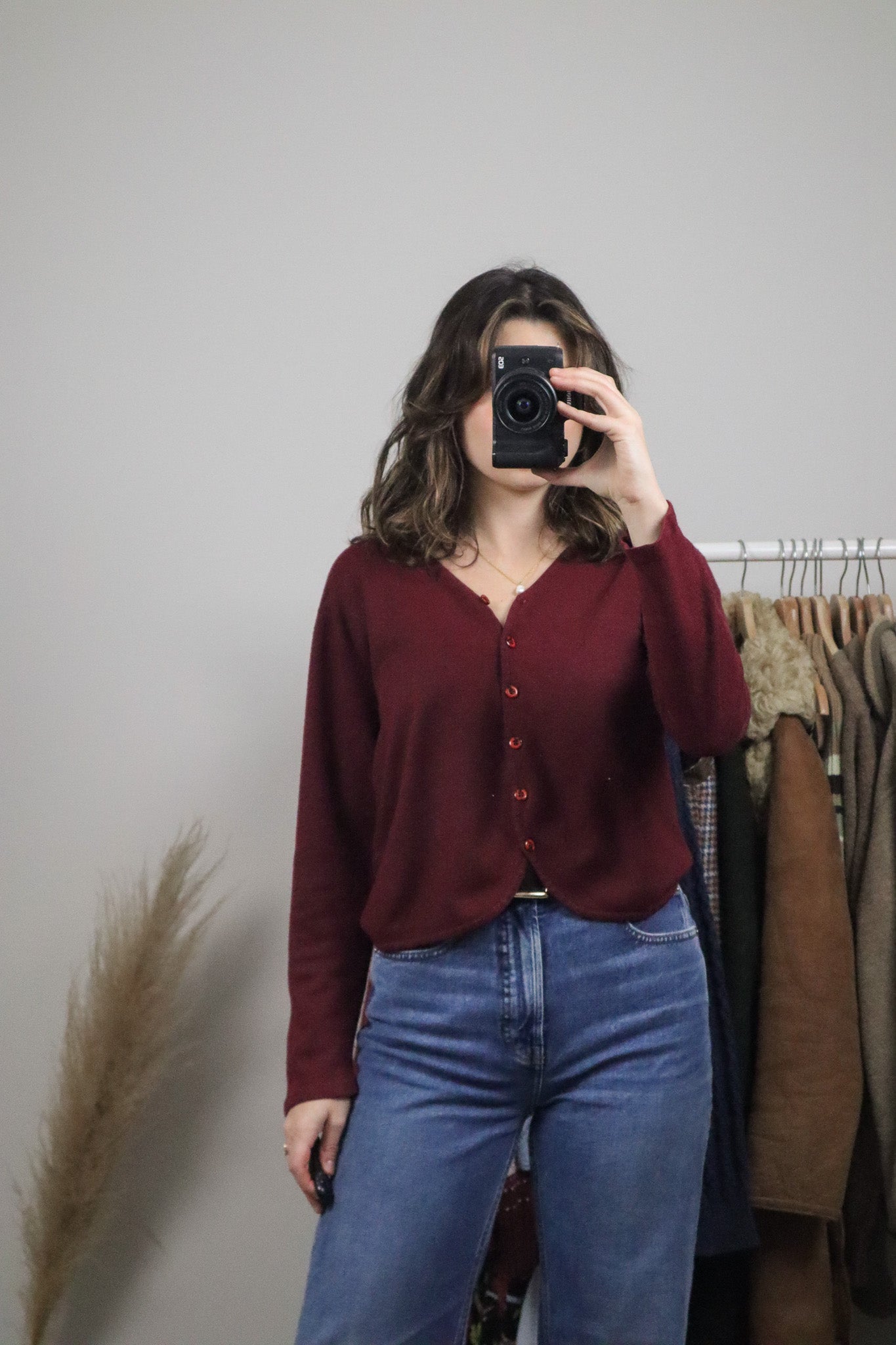 Vintage x Cropped Cardigan (S)