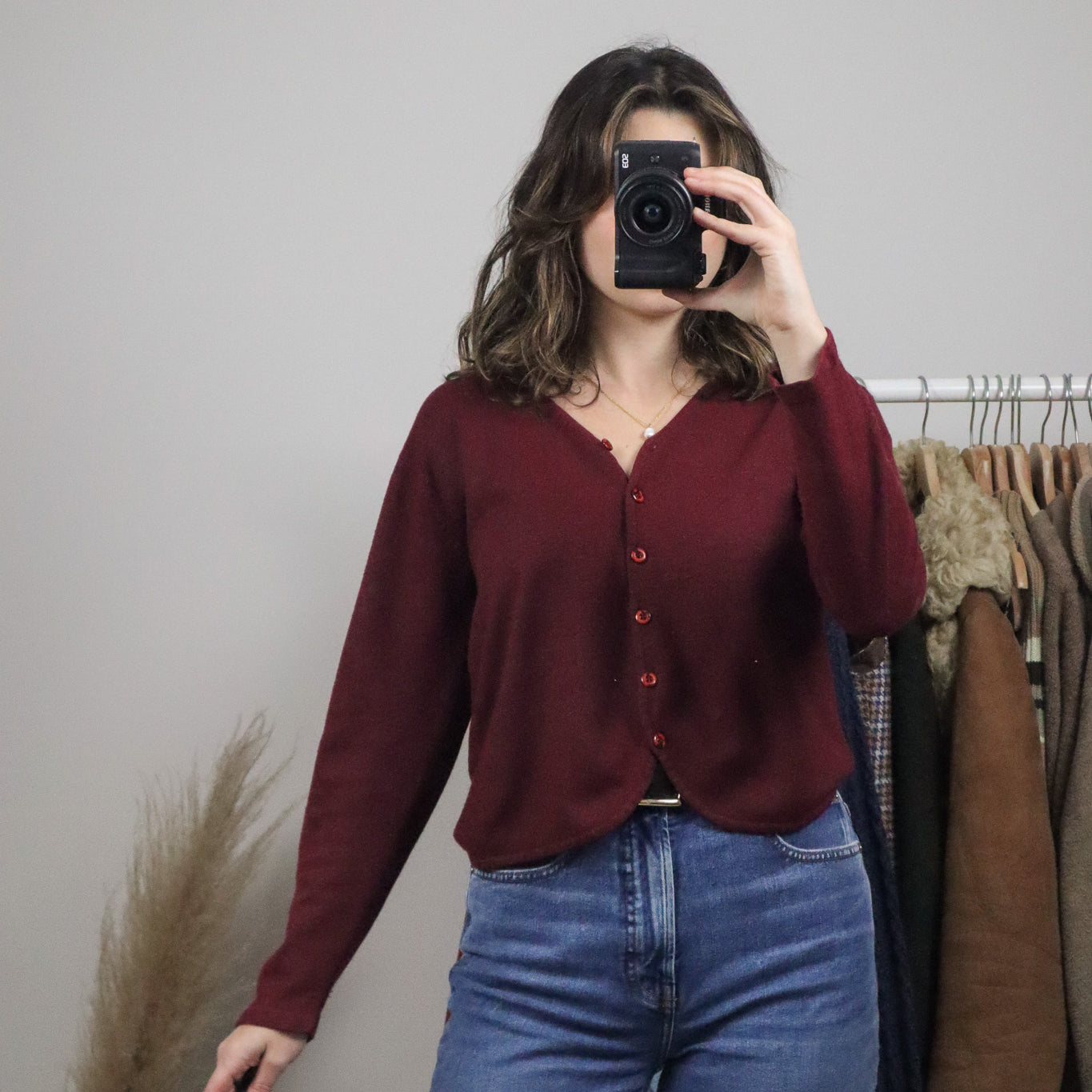 Vintage x Cropped Cardigan (S)