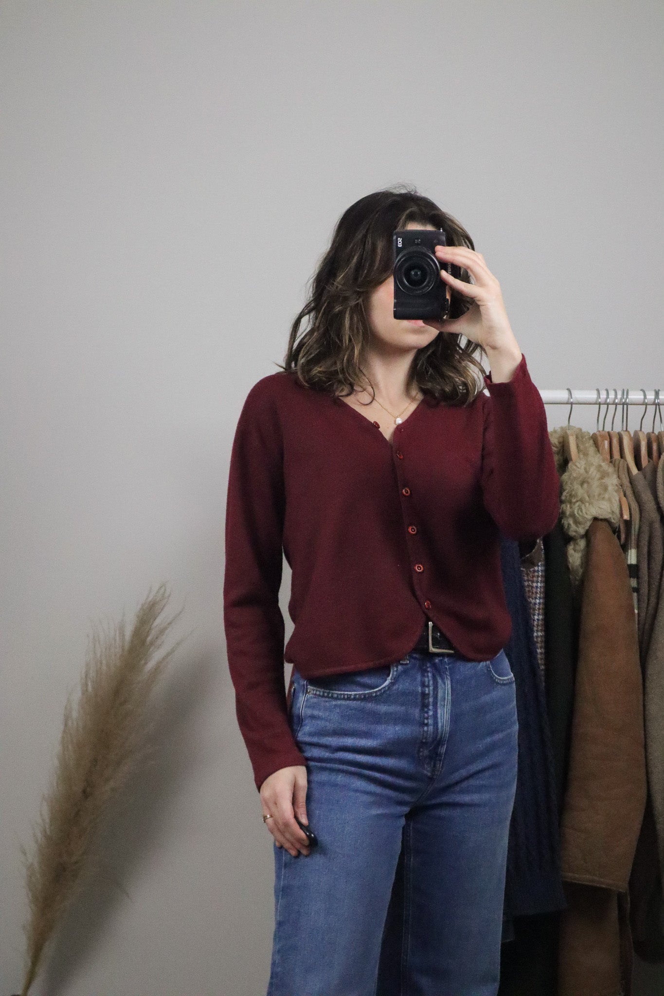 Vintage x Cropped Cardigan (S)