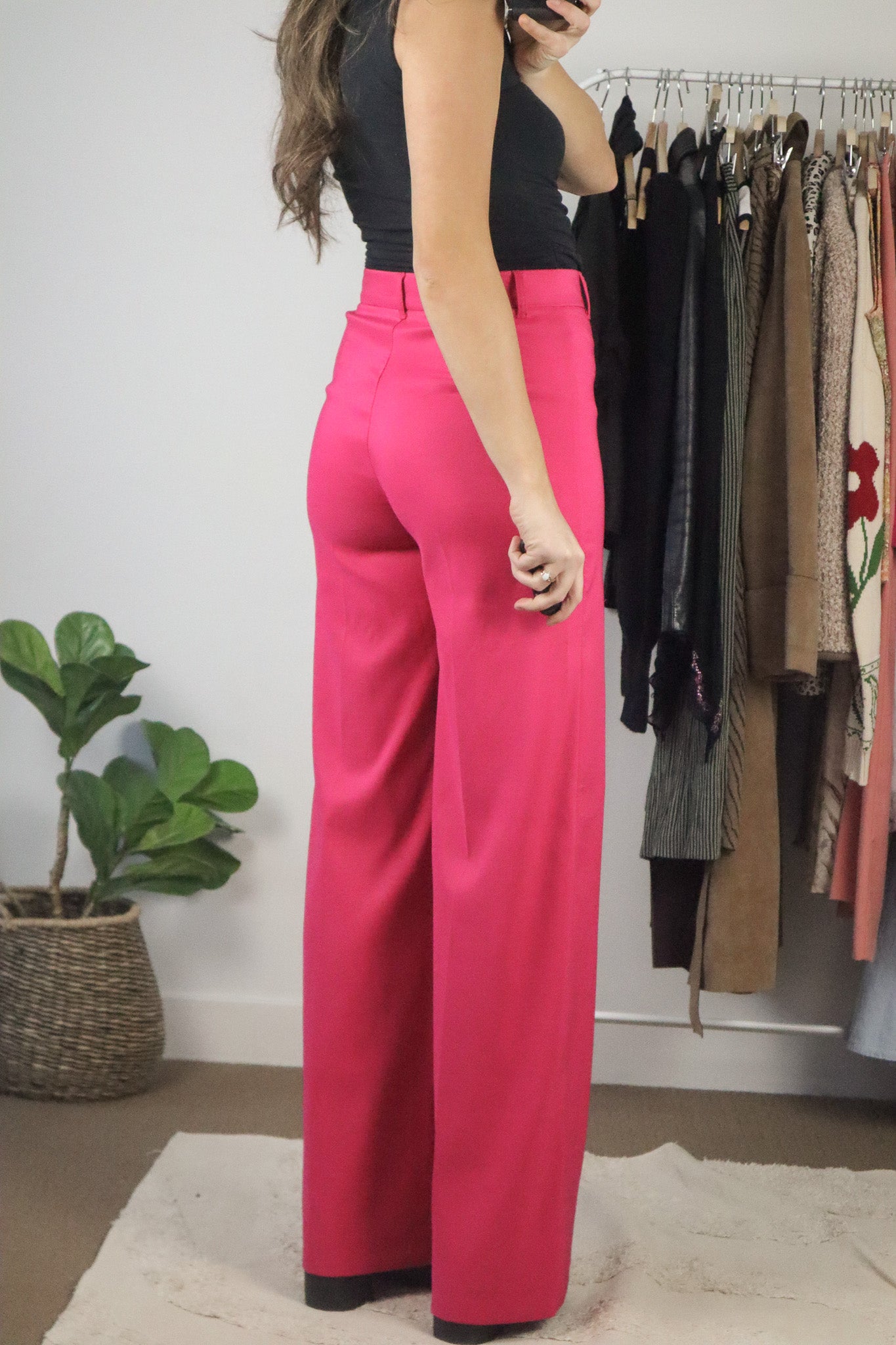Modern x Wide-Leg Pants (S)