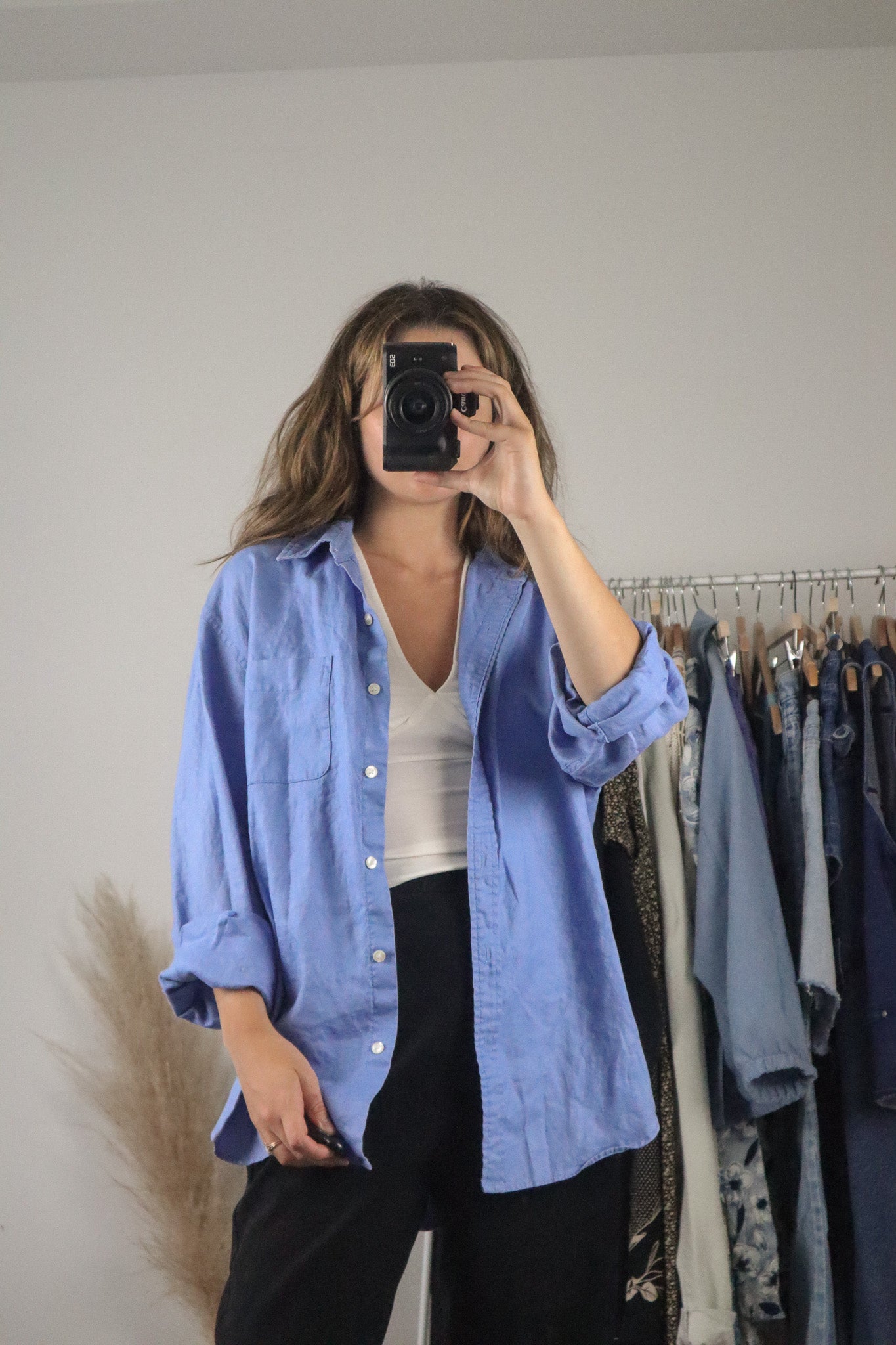 Vintage x Linen Button Up (M/L)