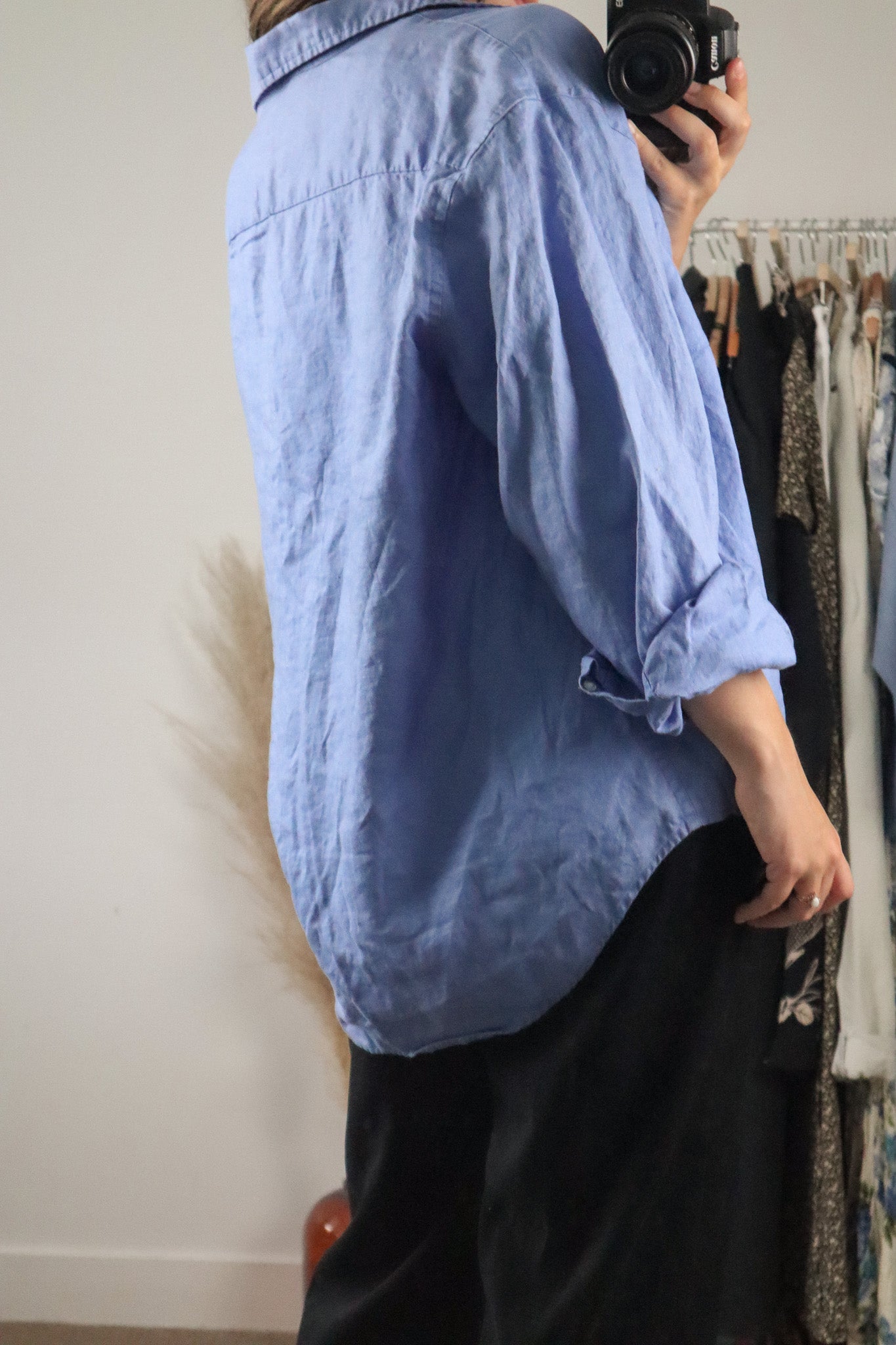 Vintage x Linen Button Up (M/L)