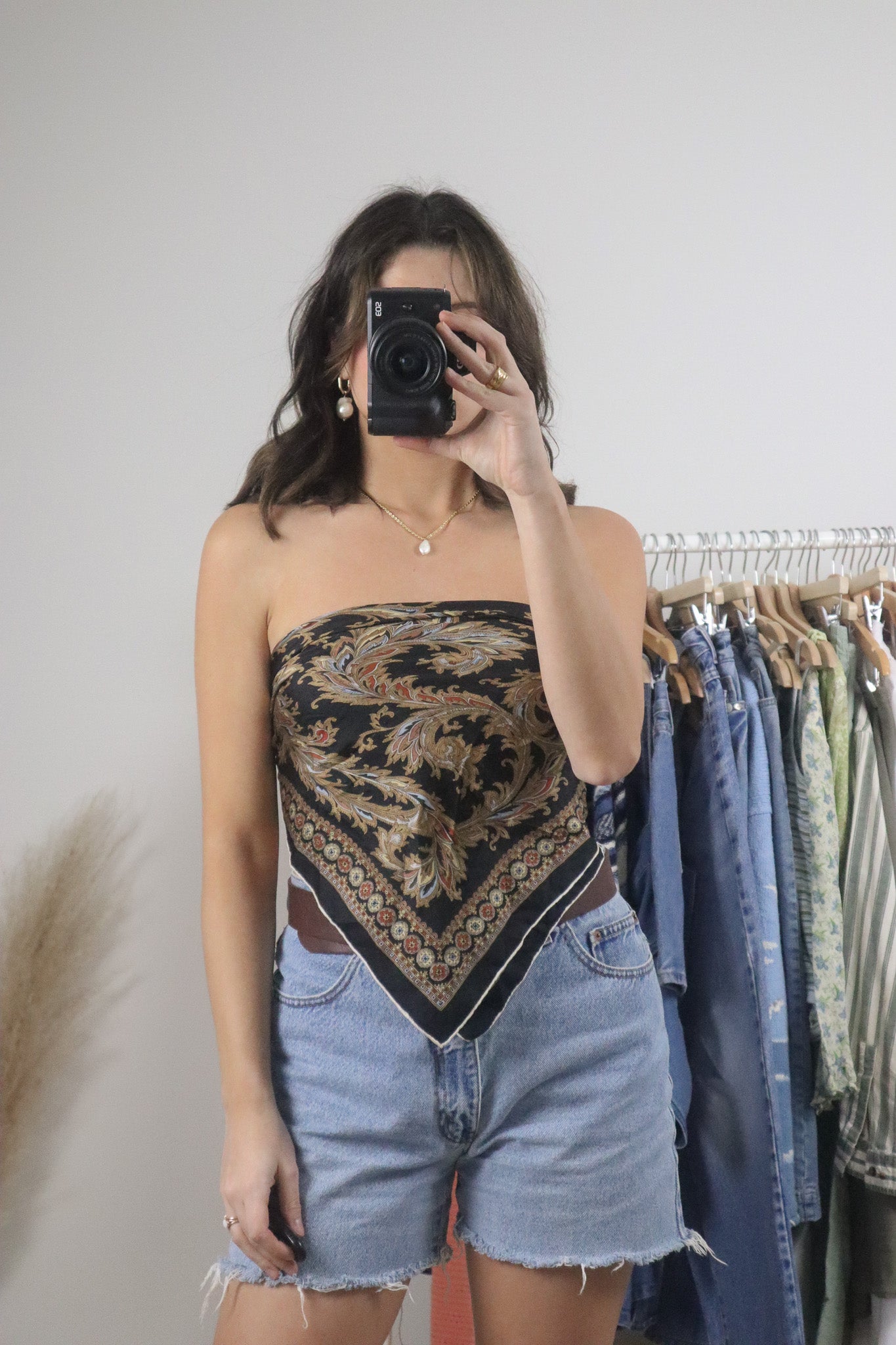 Vintage x Patterned Scarf