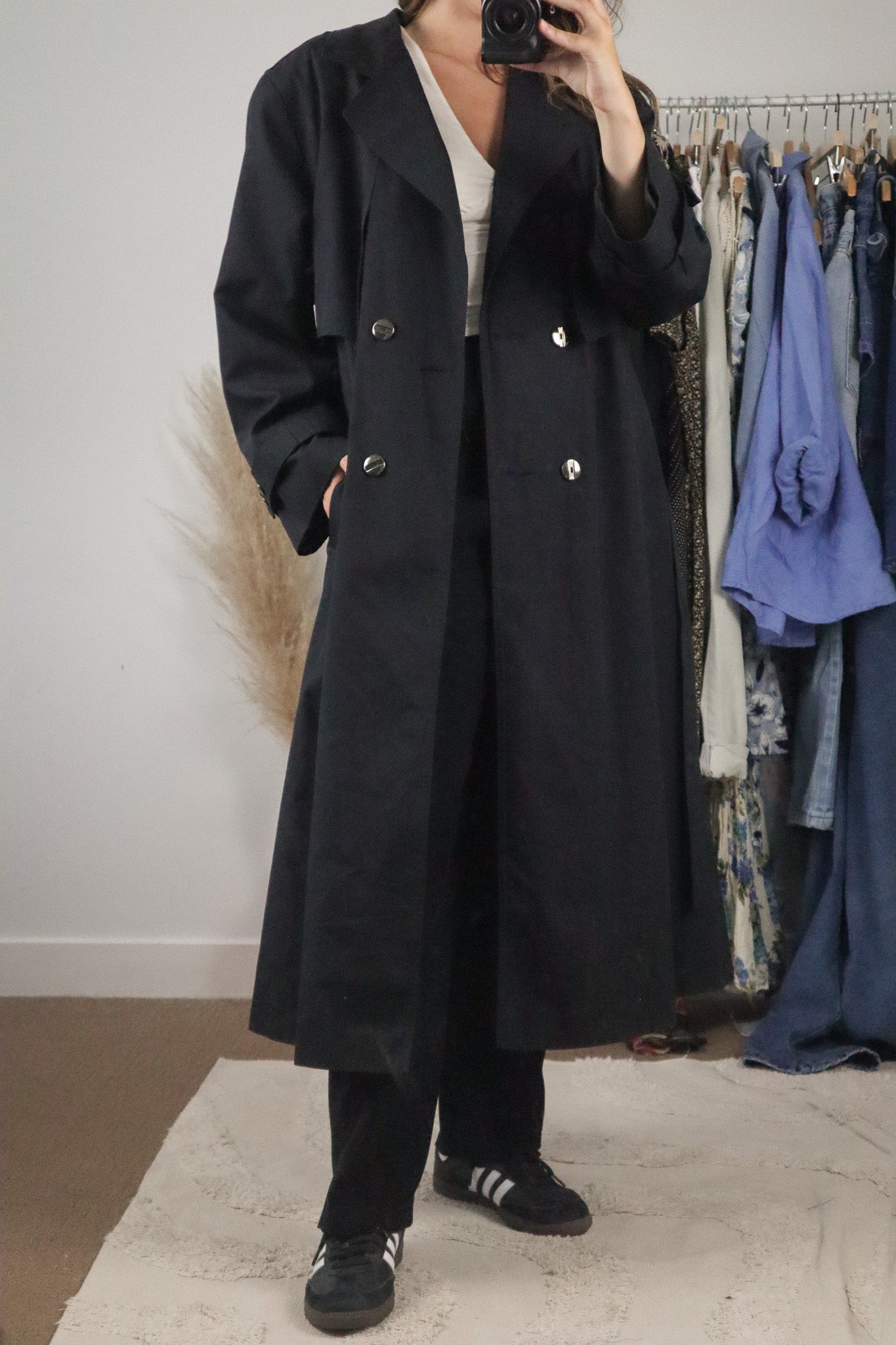 Vintage x Trench Coat (8-12)