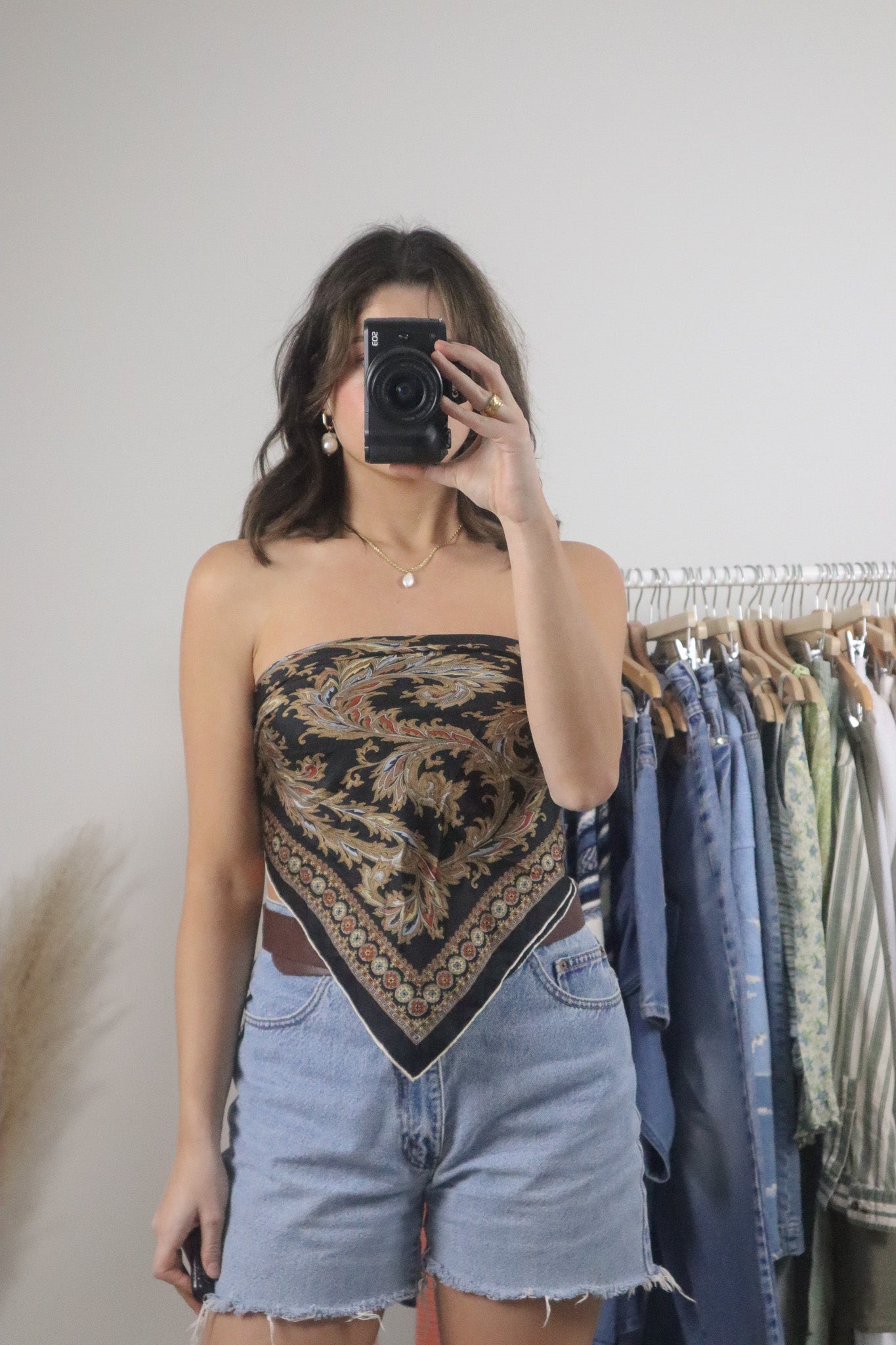 Vintage x Patterned Scarf