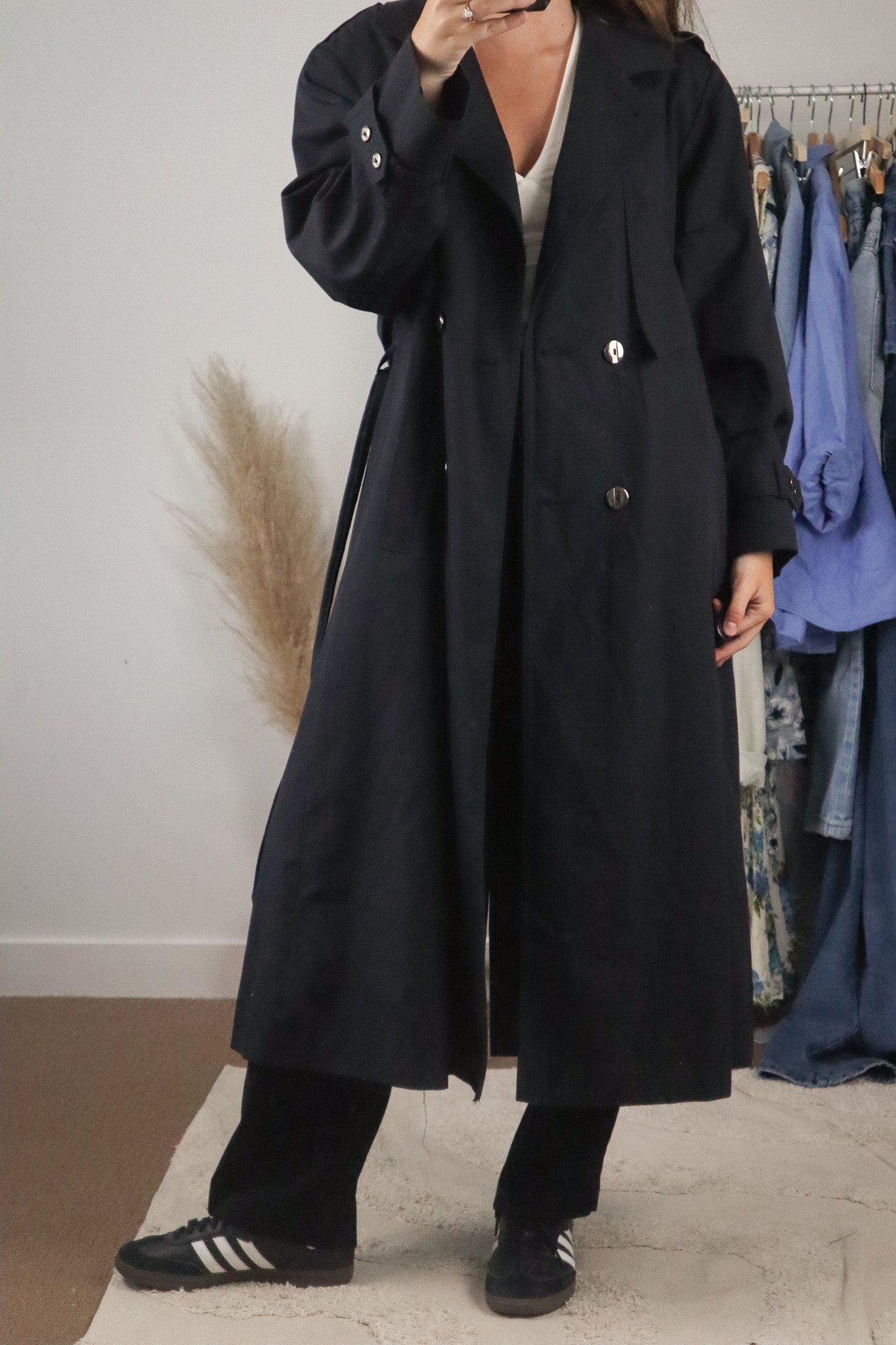 Vintage x Trench Coat (8-12)