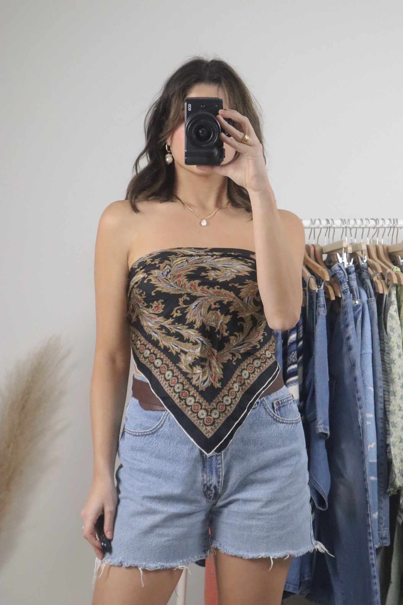 Vintage x Patterned Scarf
