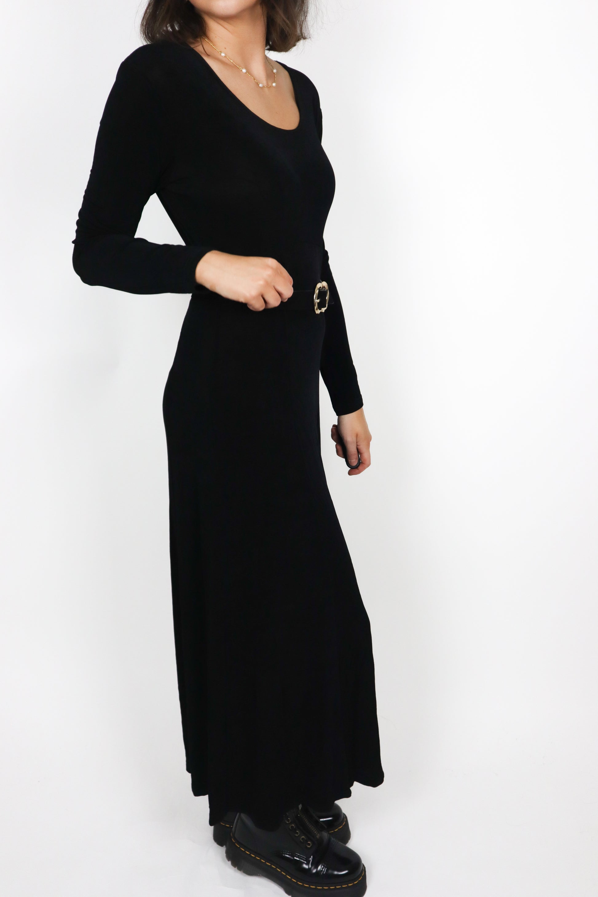 Vintage x Made in USA x Maxi Dress (S/M)