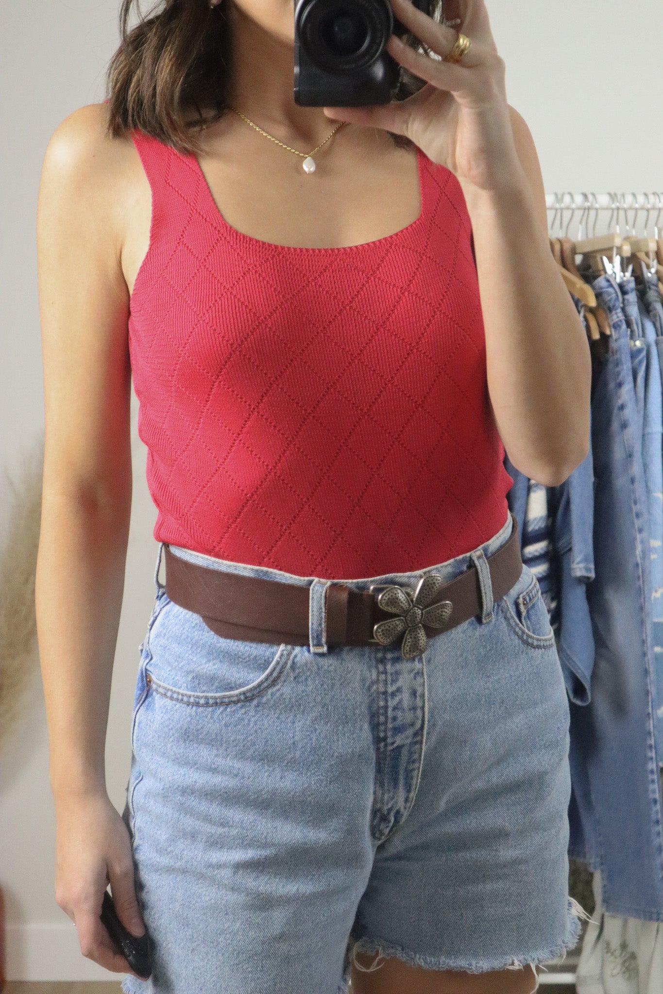 Vintage x Knit Tank Top (S)