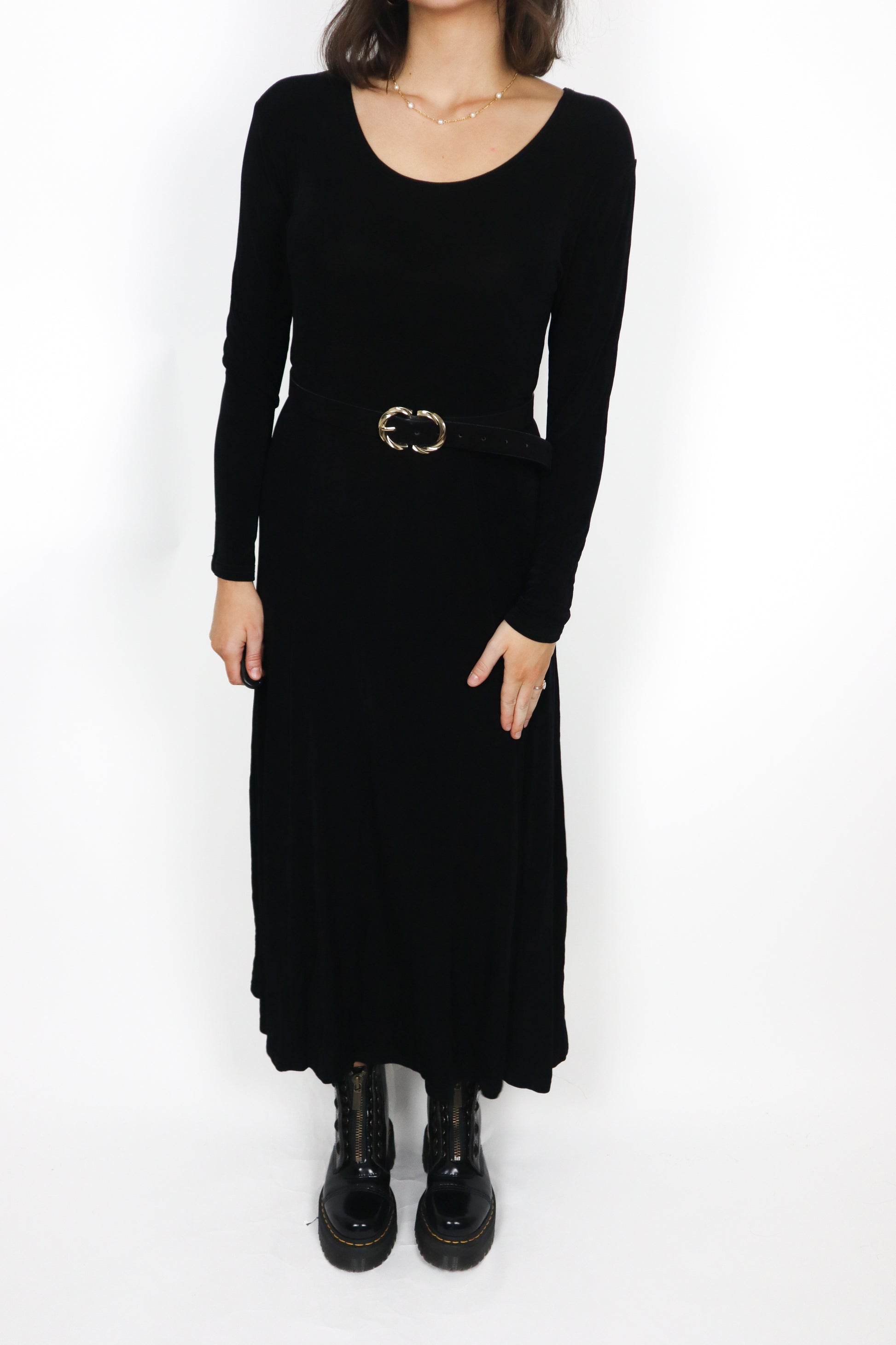 Vintage x Made in USA x Maxi Dress (S/M)