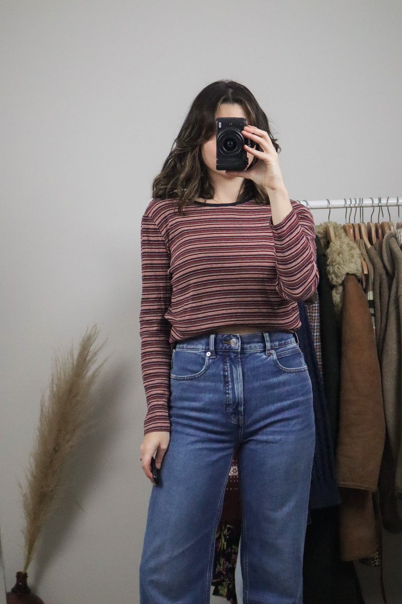 Vintage x Striped Long Sleeve (M)