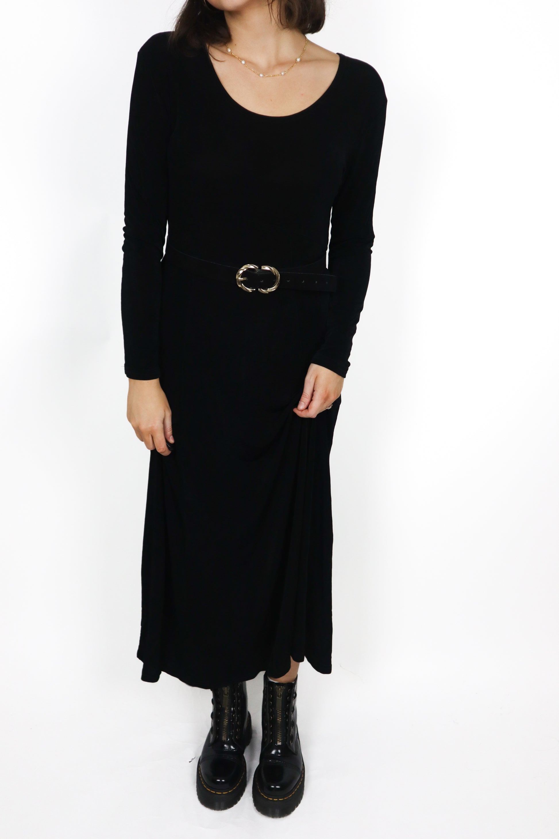 Vintage x Made in USA x Maxi Dress (S/M)