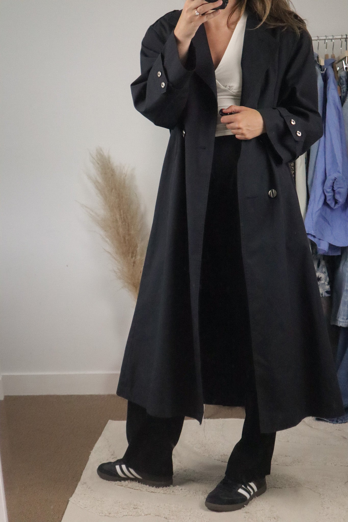 Vintage x Trench Coat (8-12)