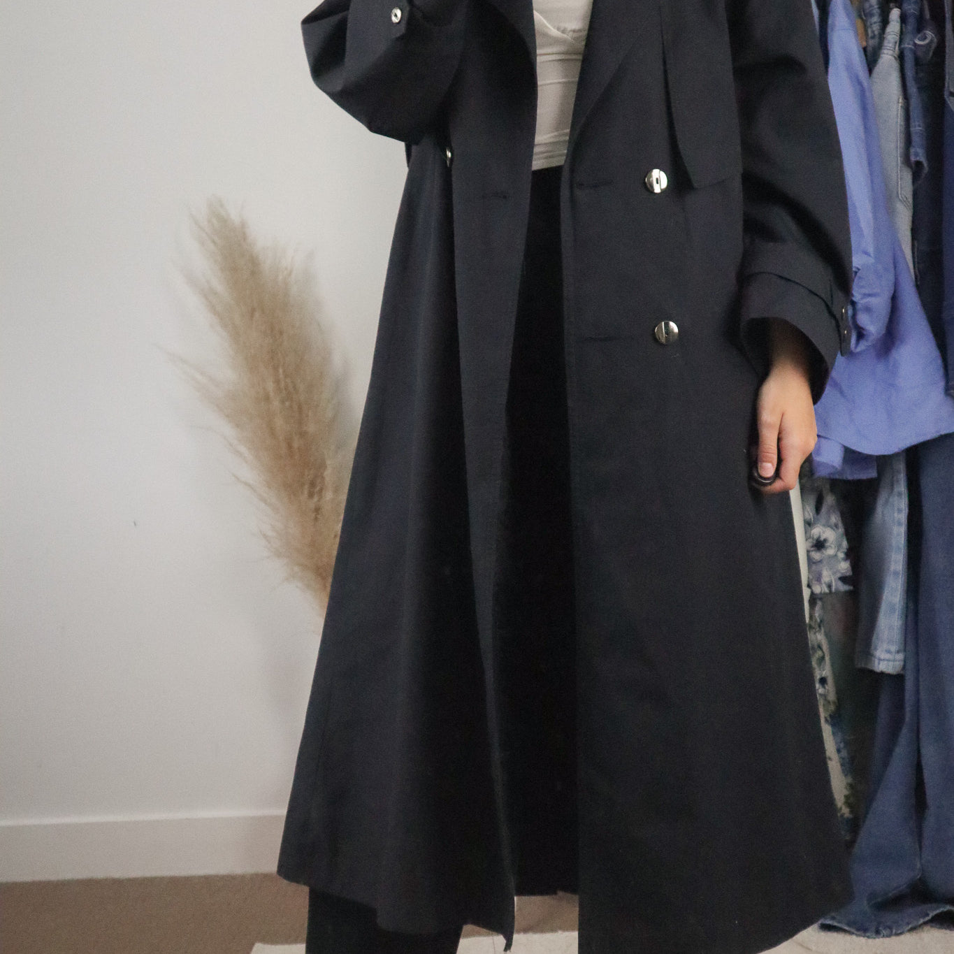 Vintage x Trench Coat (8-12)