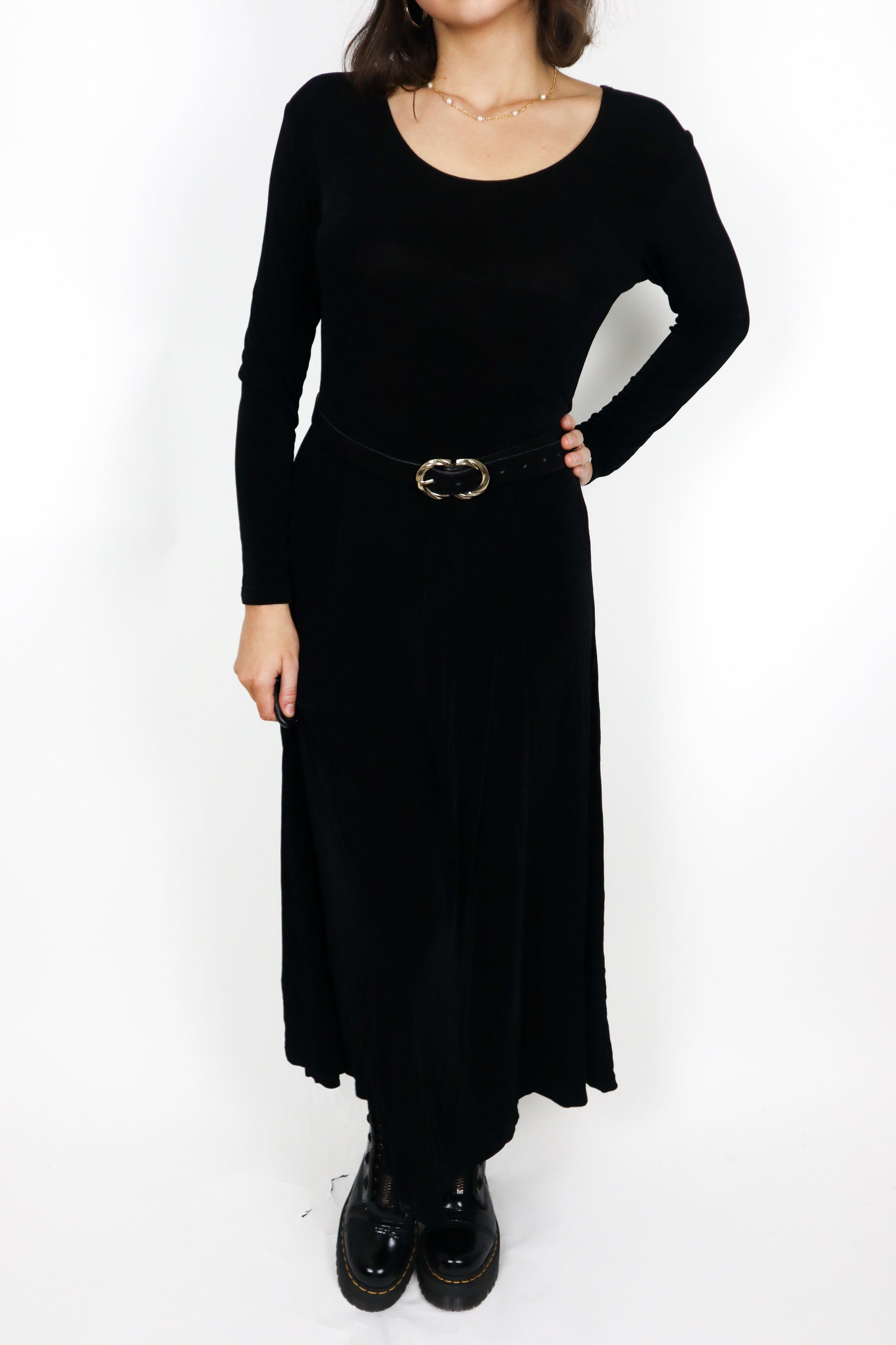 Vintage x Made in USA x Maxi Dress (S/M)