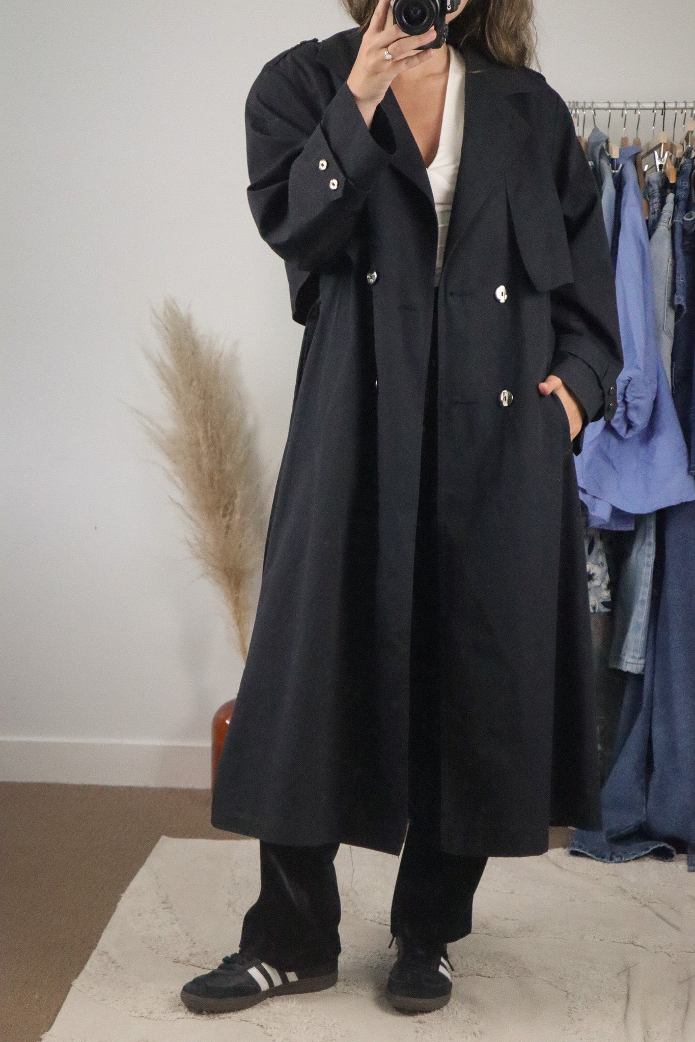 Vintage x Trench Coat (8-12)