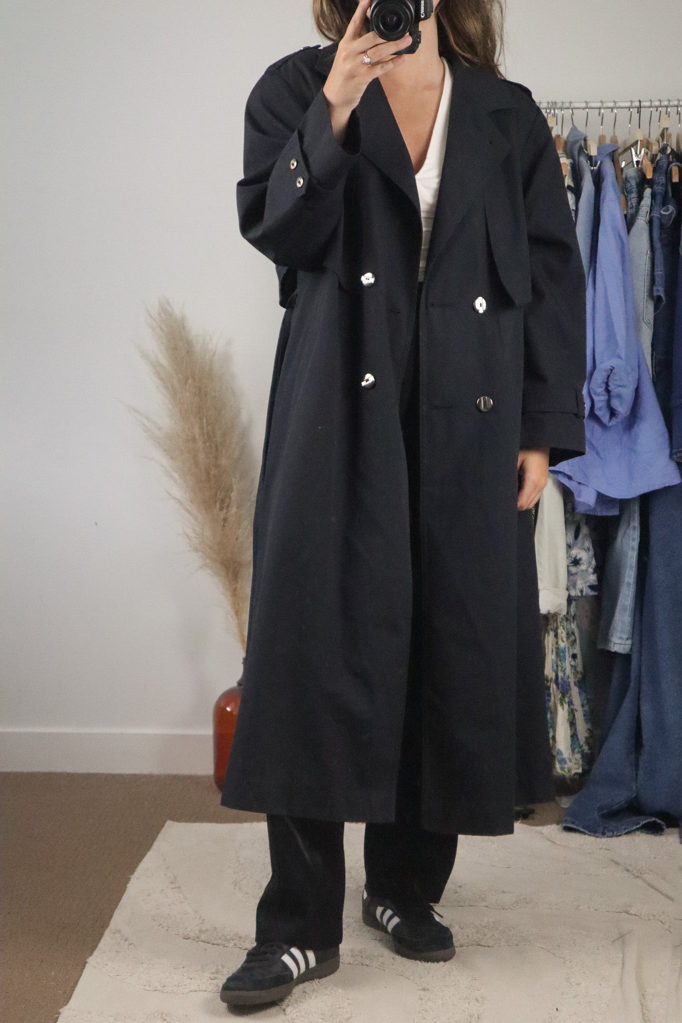 Vintage x Trench Coat (8-12)