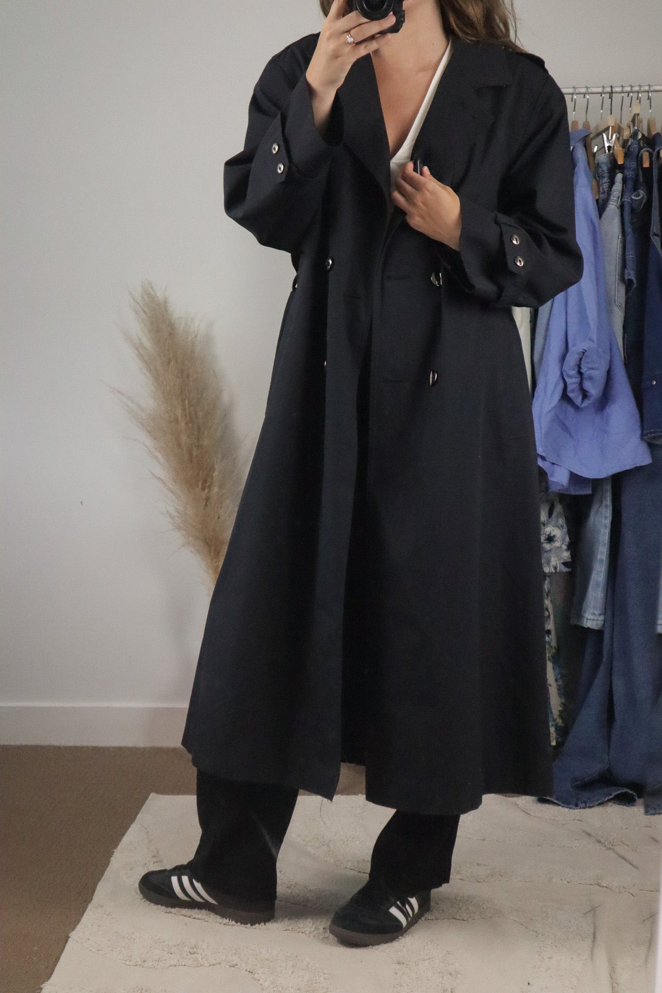 Vintage x Trench Coat (8-12)
