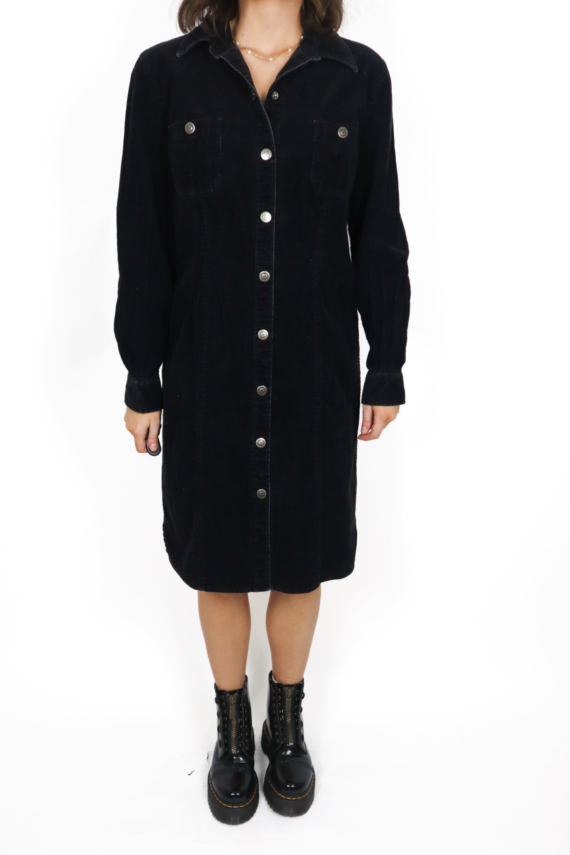 Vintage x Corduroy Dress (M)