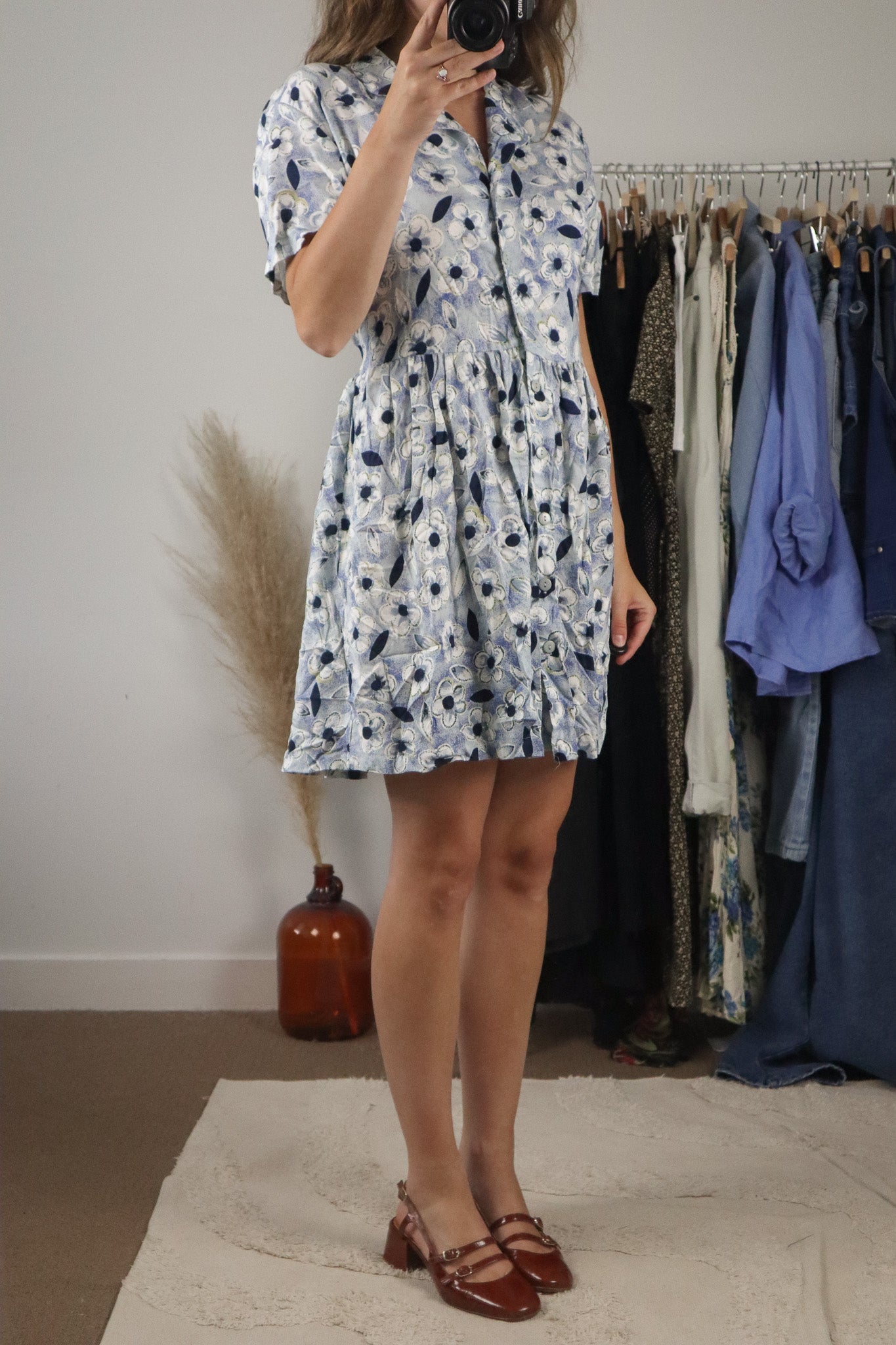 Vintage x Floral Baby Doll Dress (10/12)