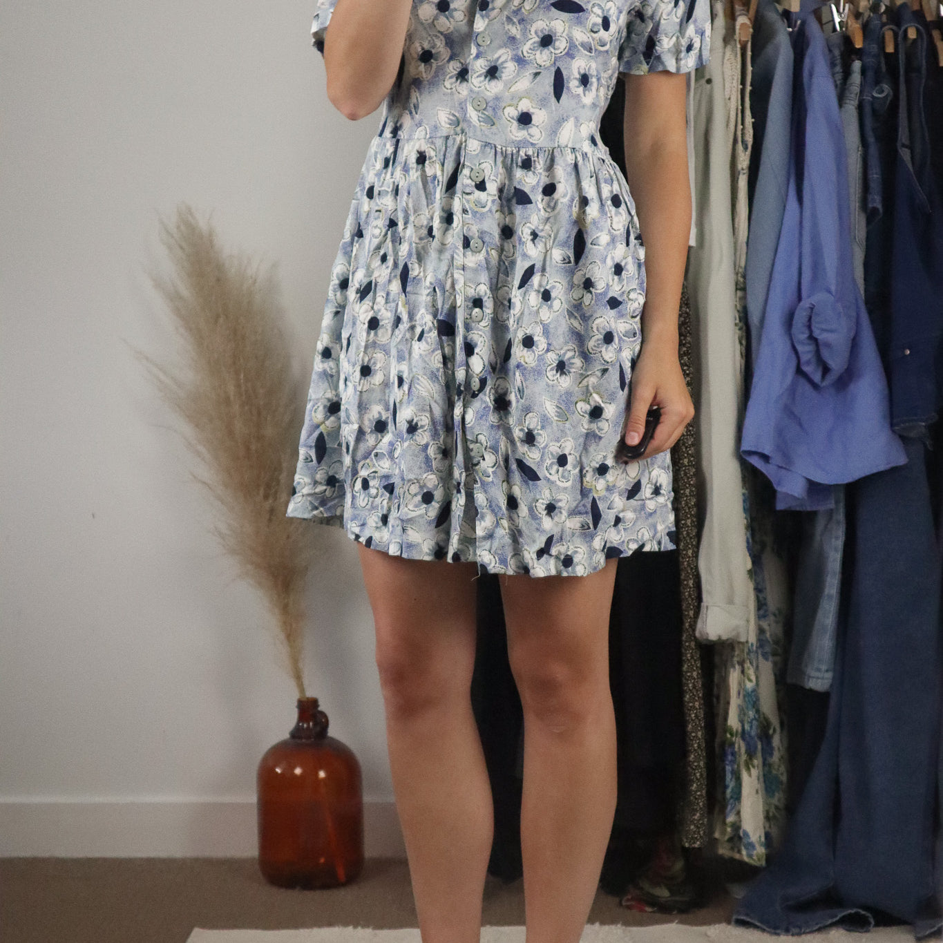 Vintage x Floral Baby Doll Dress (10/12)