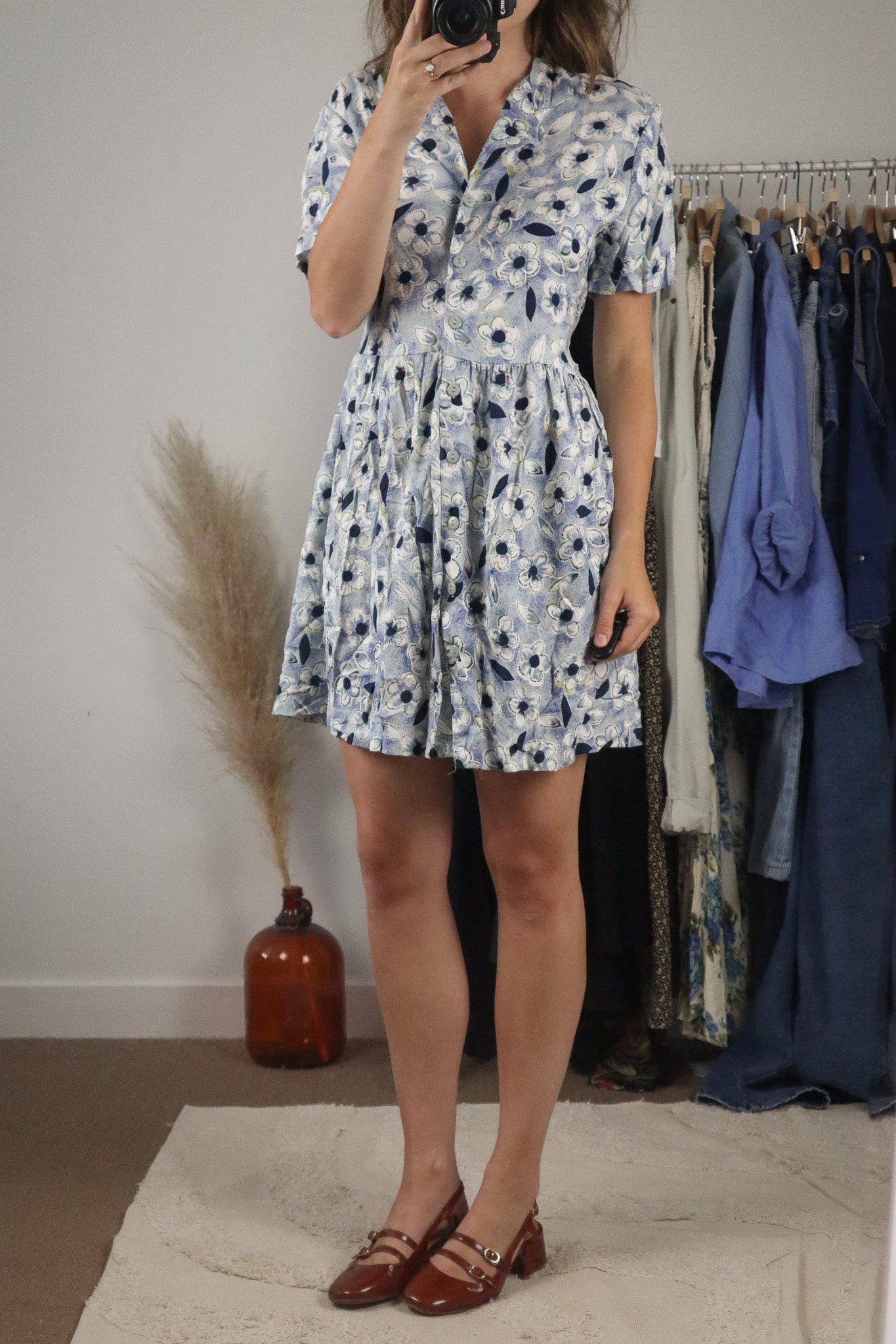 Vintage x Floral Baby Doll Dress (10/12)