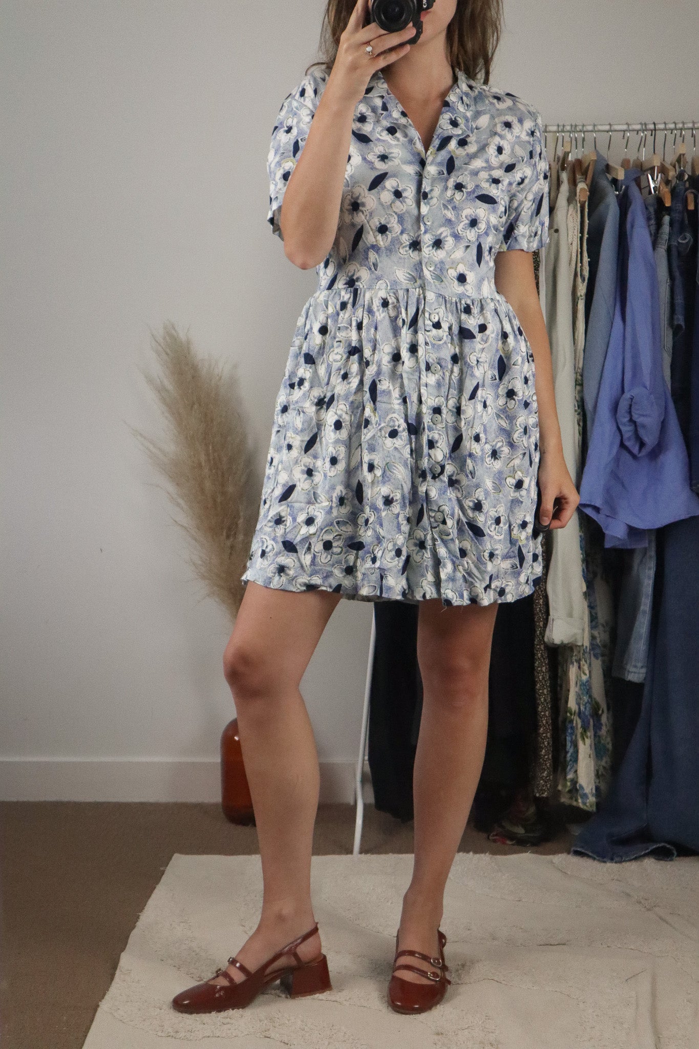 Vintage x Floral Baby Doll Dress (10/12)