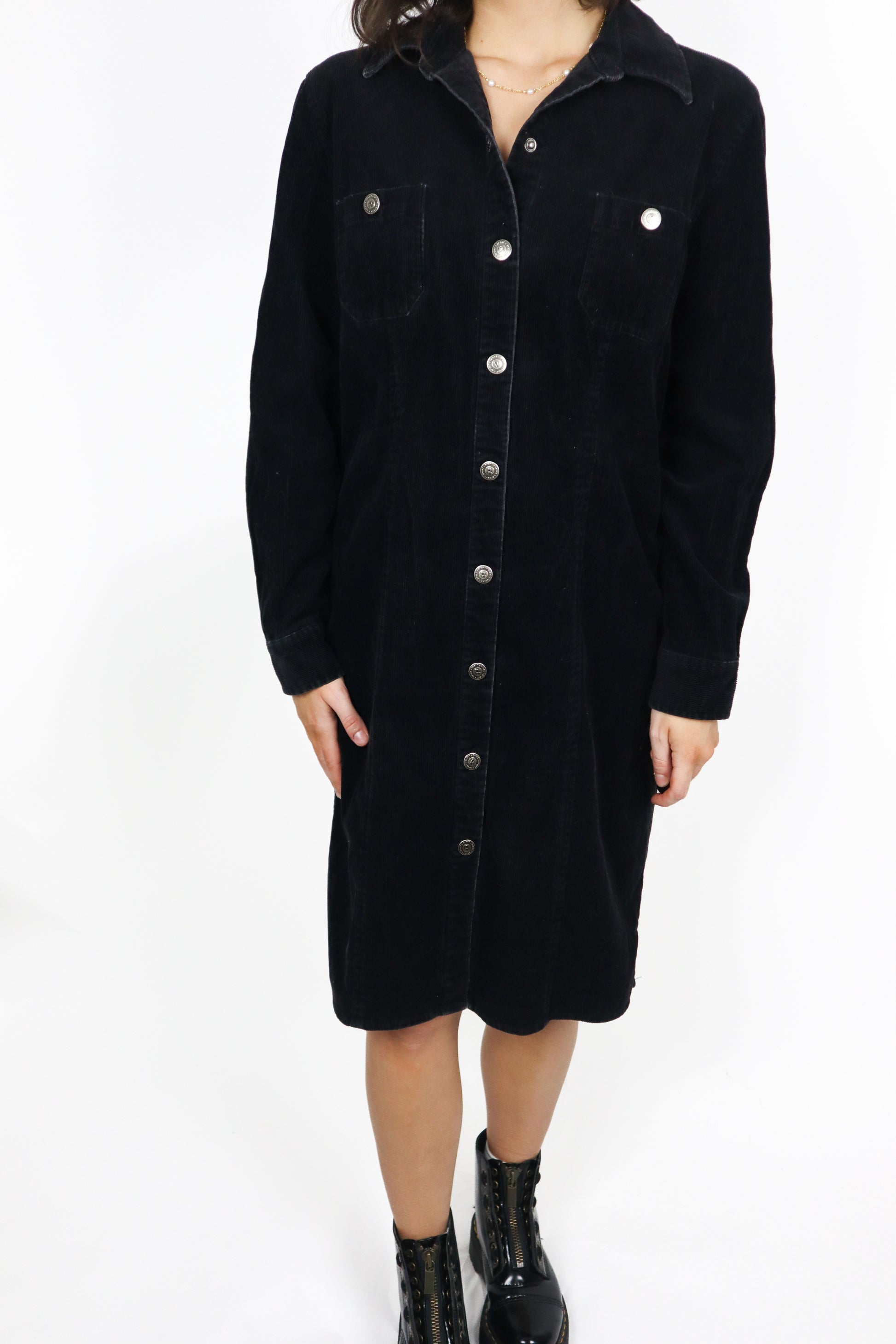 Vintage x Corduroy Dress (M)