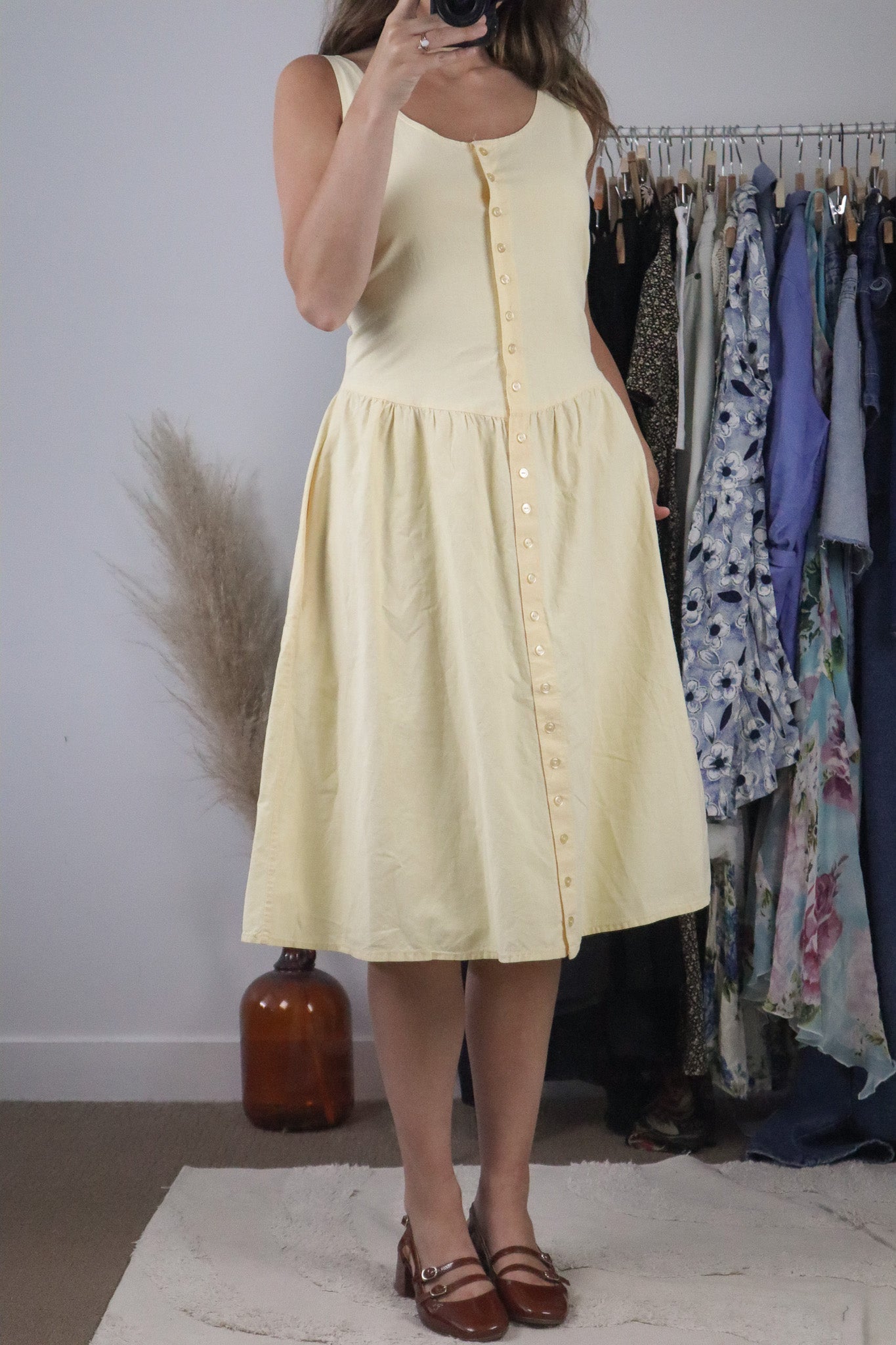 Made in USA x Vintage x Button Up Dress (6)