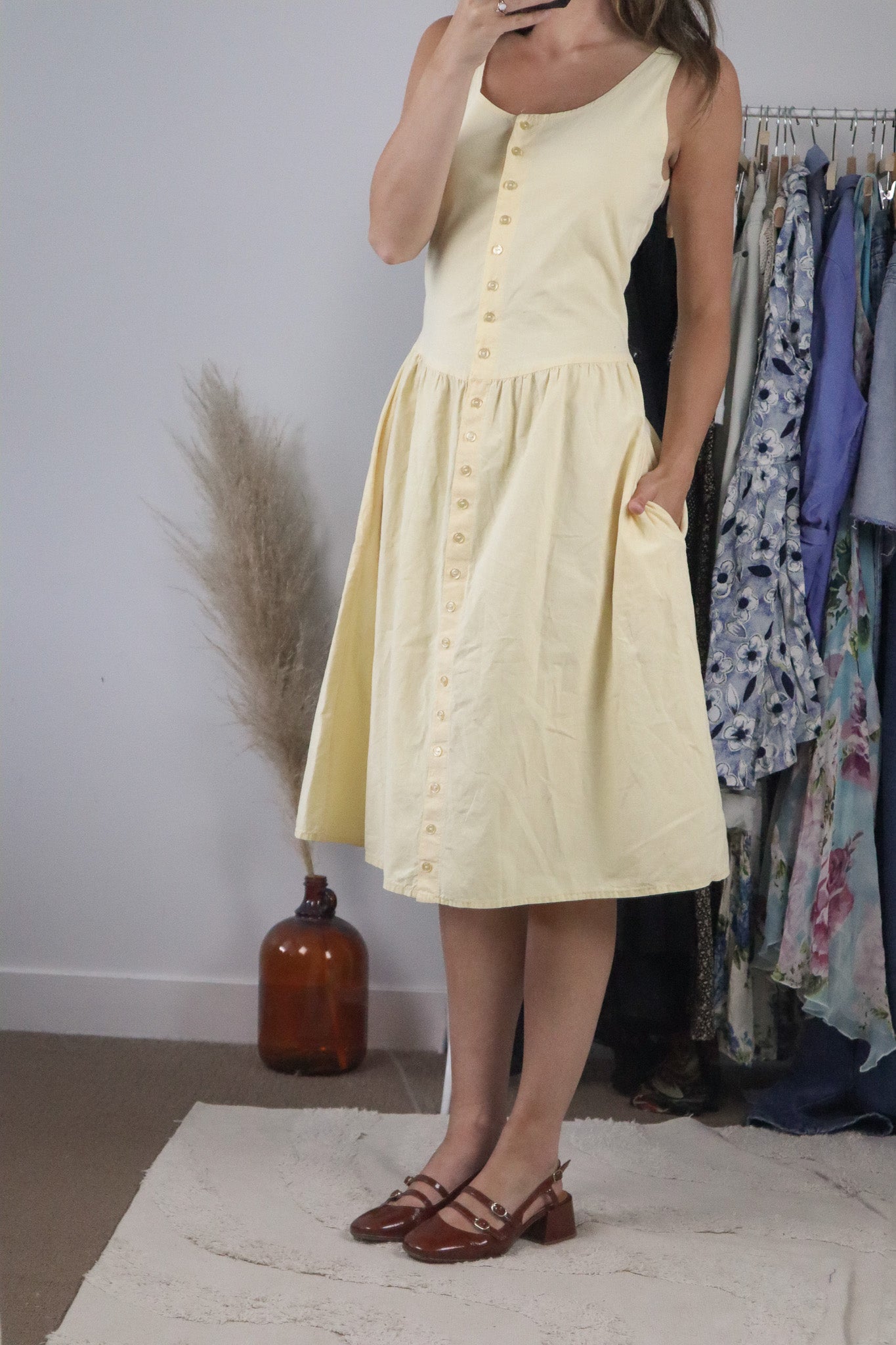 Made in USA x Vintage x Button Up Dress (6)
