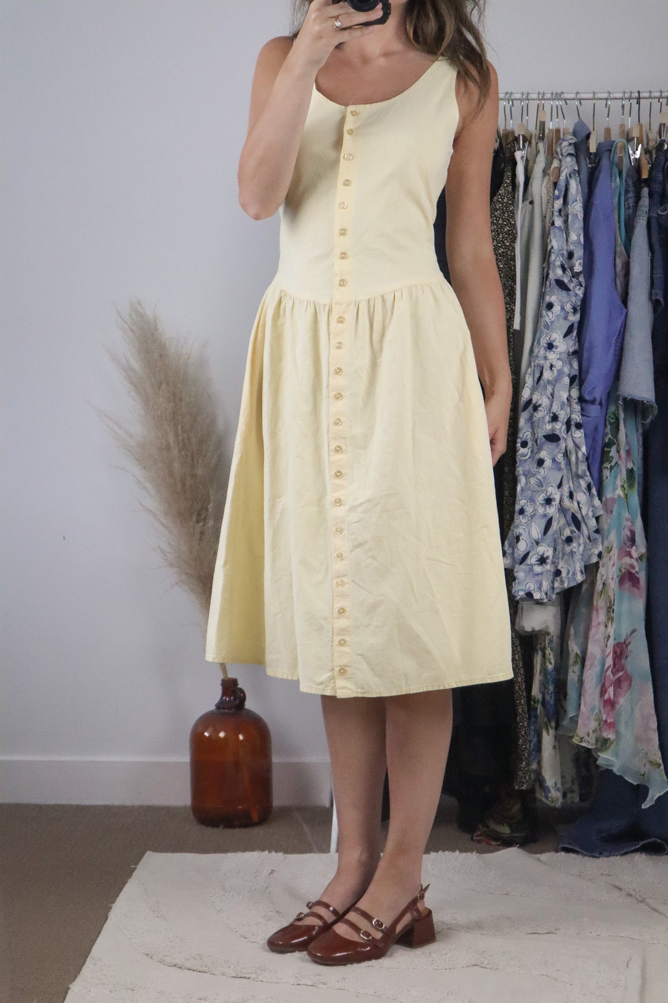 Made in USA x Vintage x Button Up Dress (6)