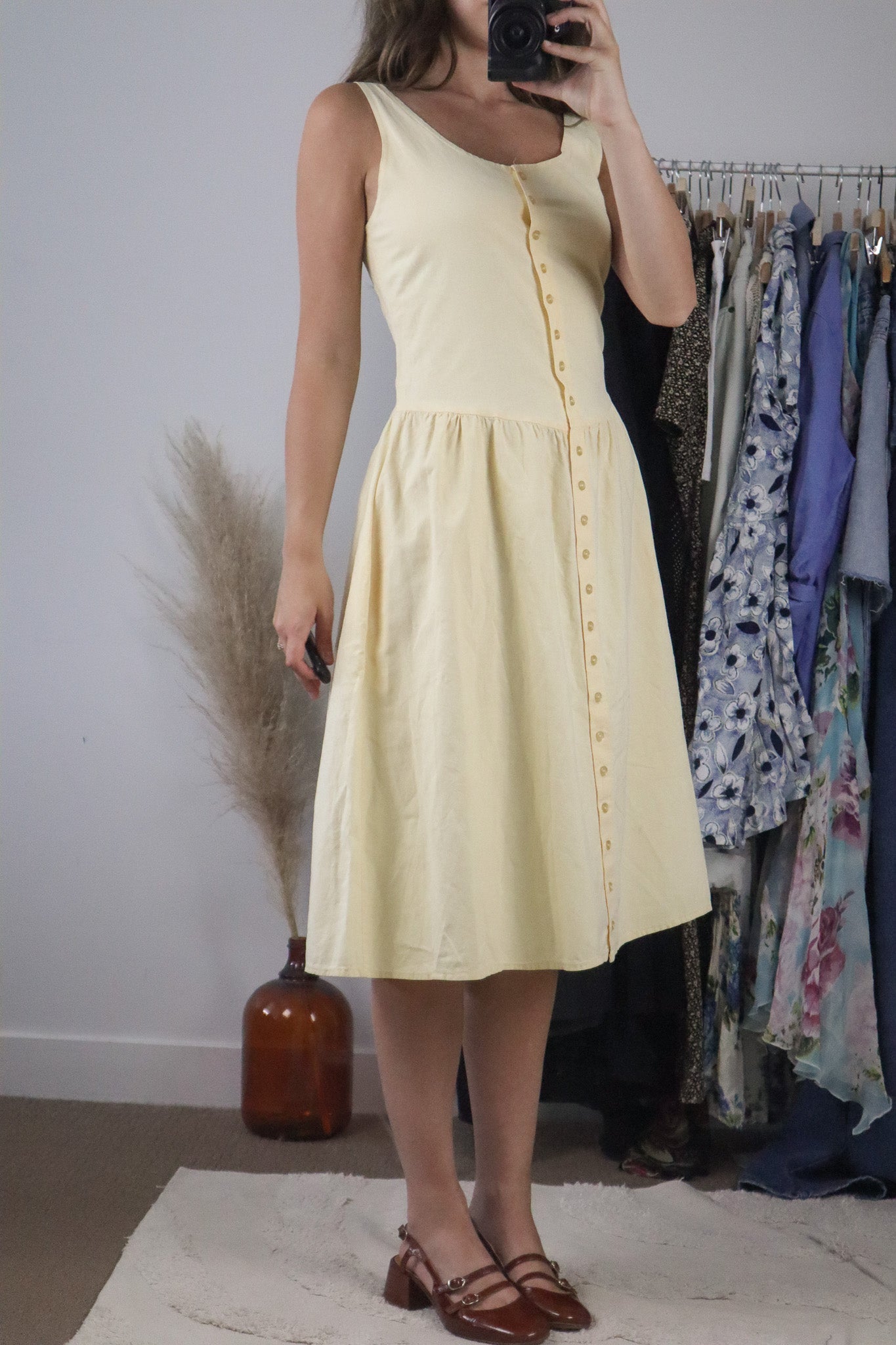 Made in USA x Vintage x Button Up Dress (6)