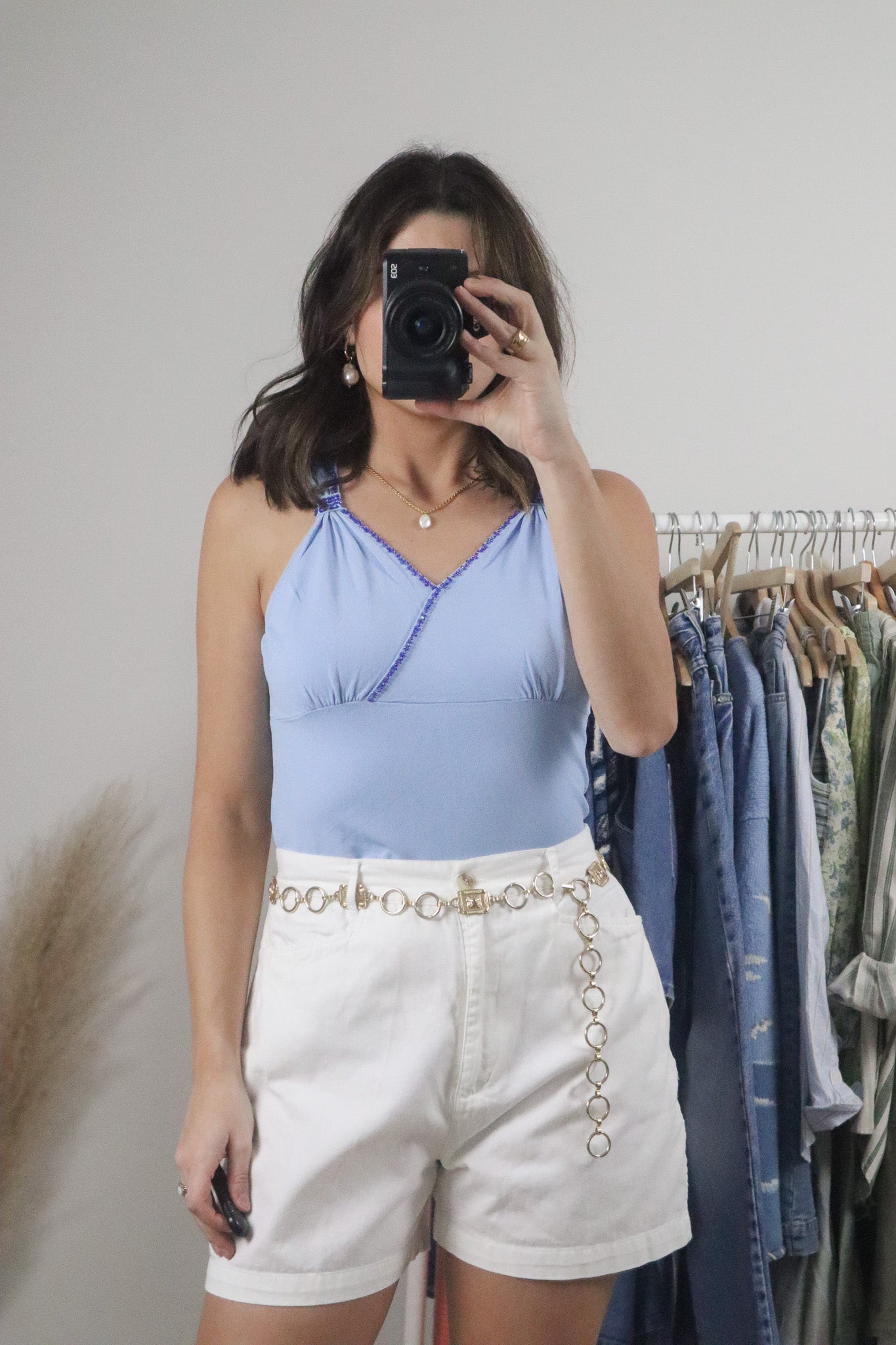 Vintage x Beaded Tank Top (S)