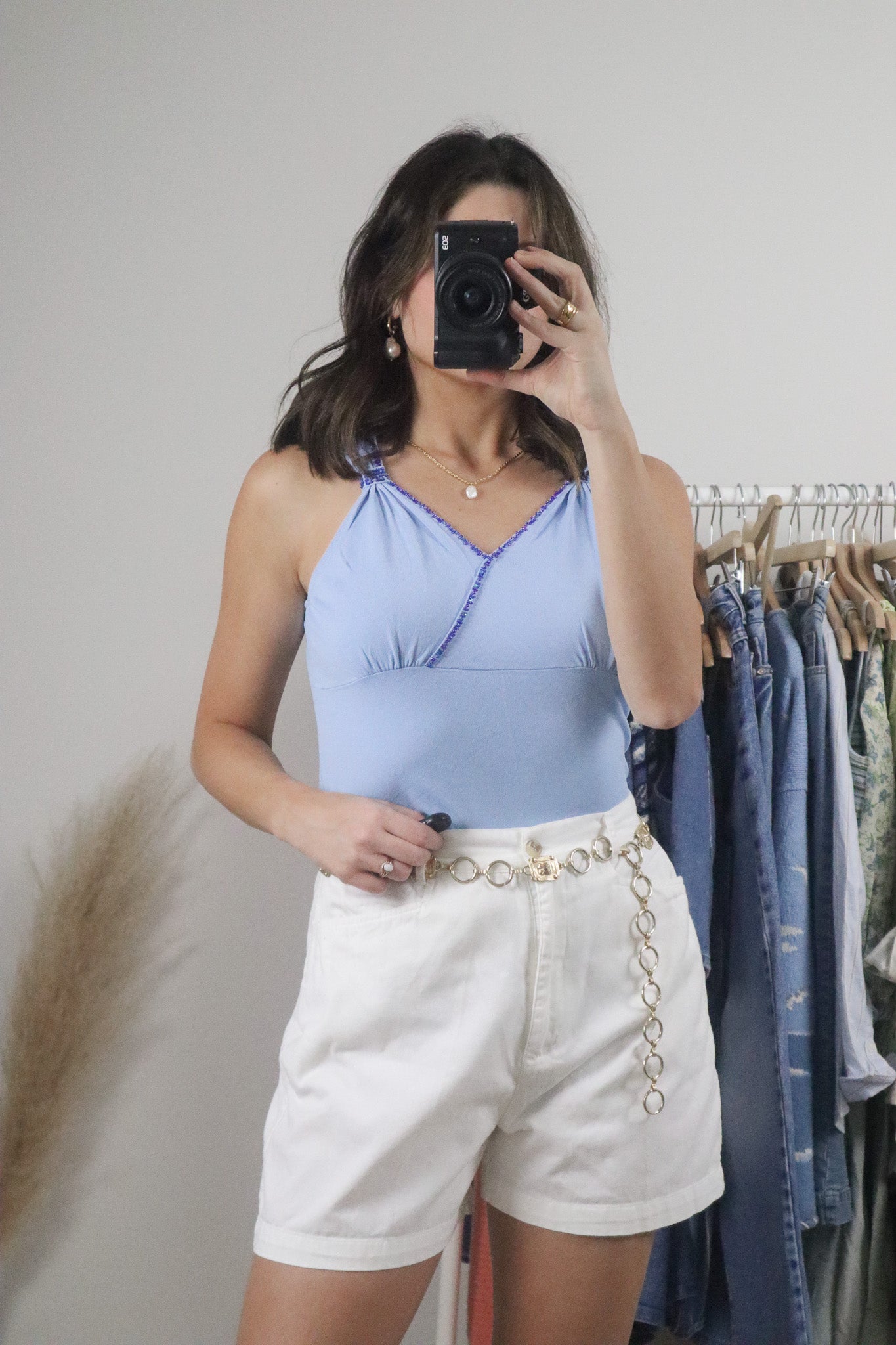Vintage x Beaded Tank Top (S)