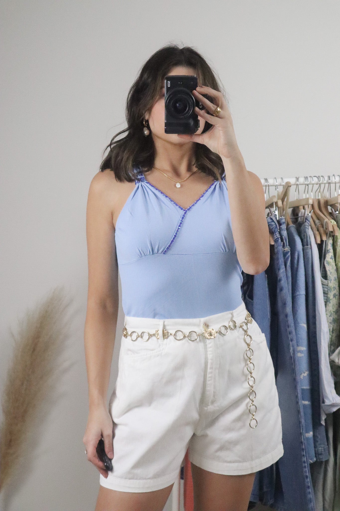 Vintage x Beaded Tank Top (S)
