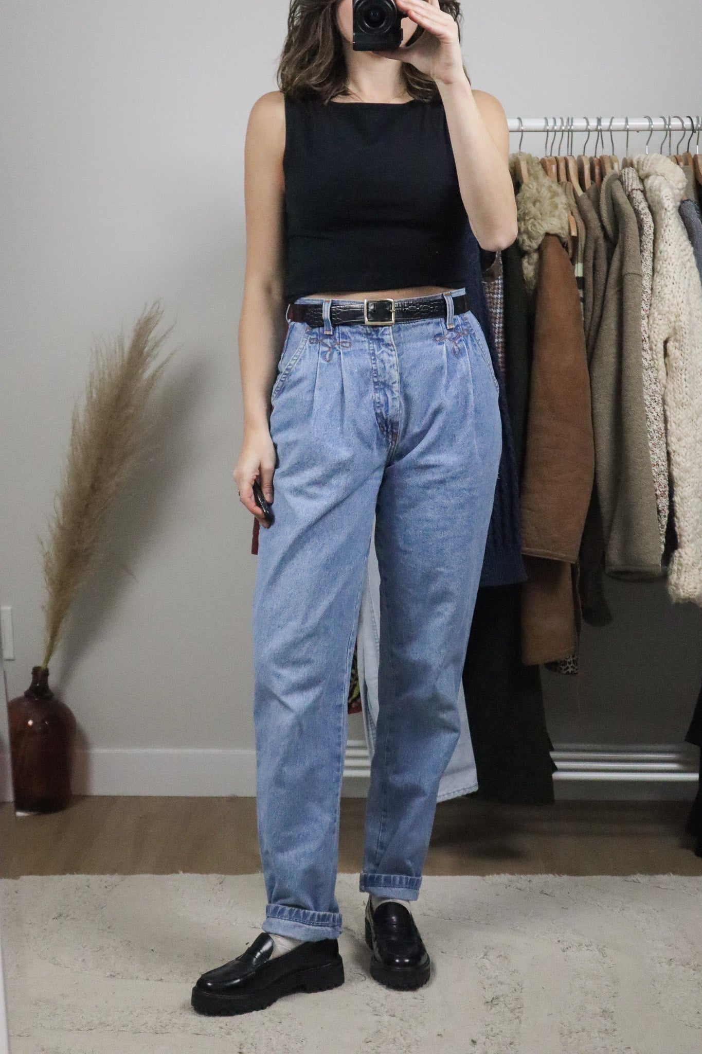 Made in Canada x Vintage x Pleated Jeans (6/8)