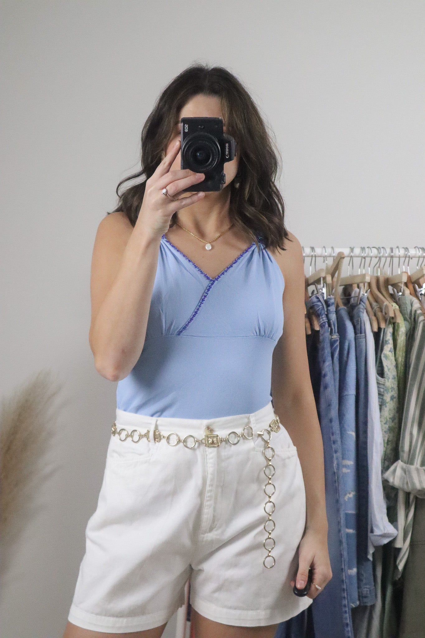 Vintage x Beaded Tank Top (S)