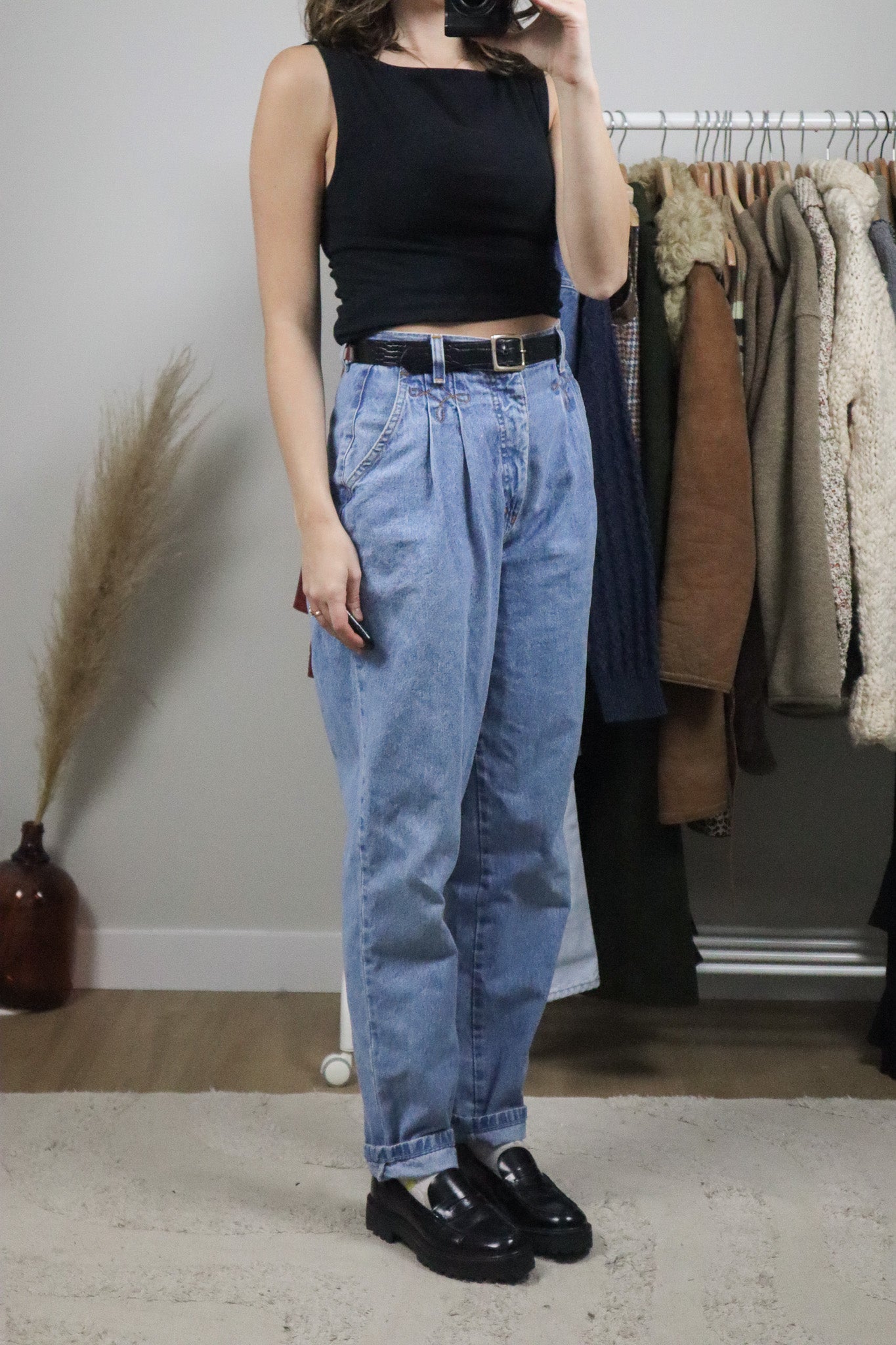 Made in Canada x Vintage x Pleated Jeans (6/8)