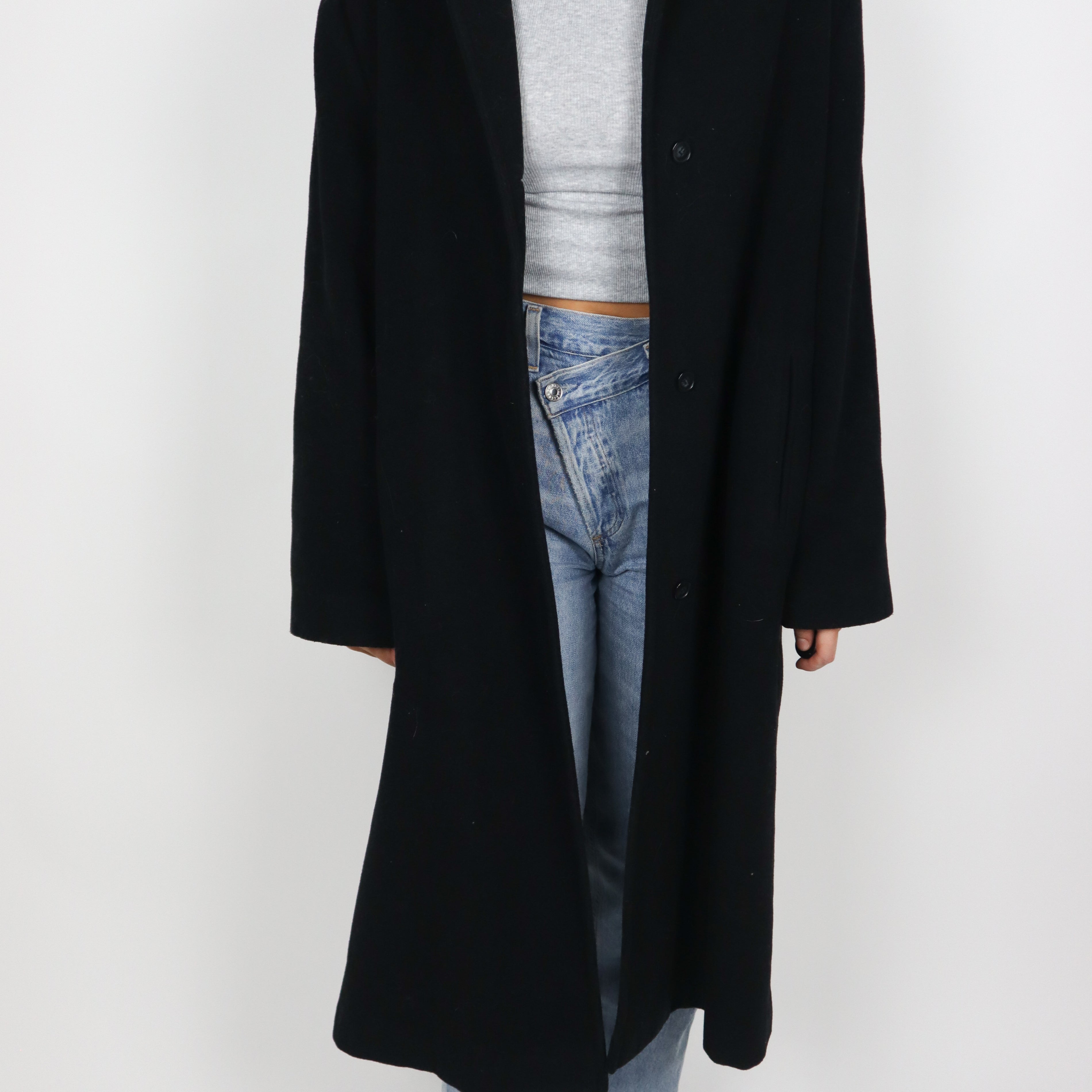 Vintage x Wool Blend Coat (S/M)
