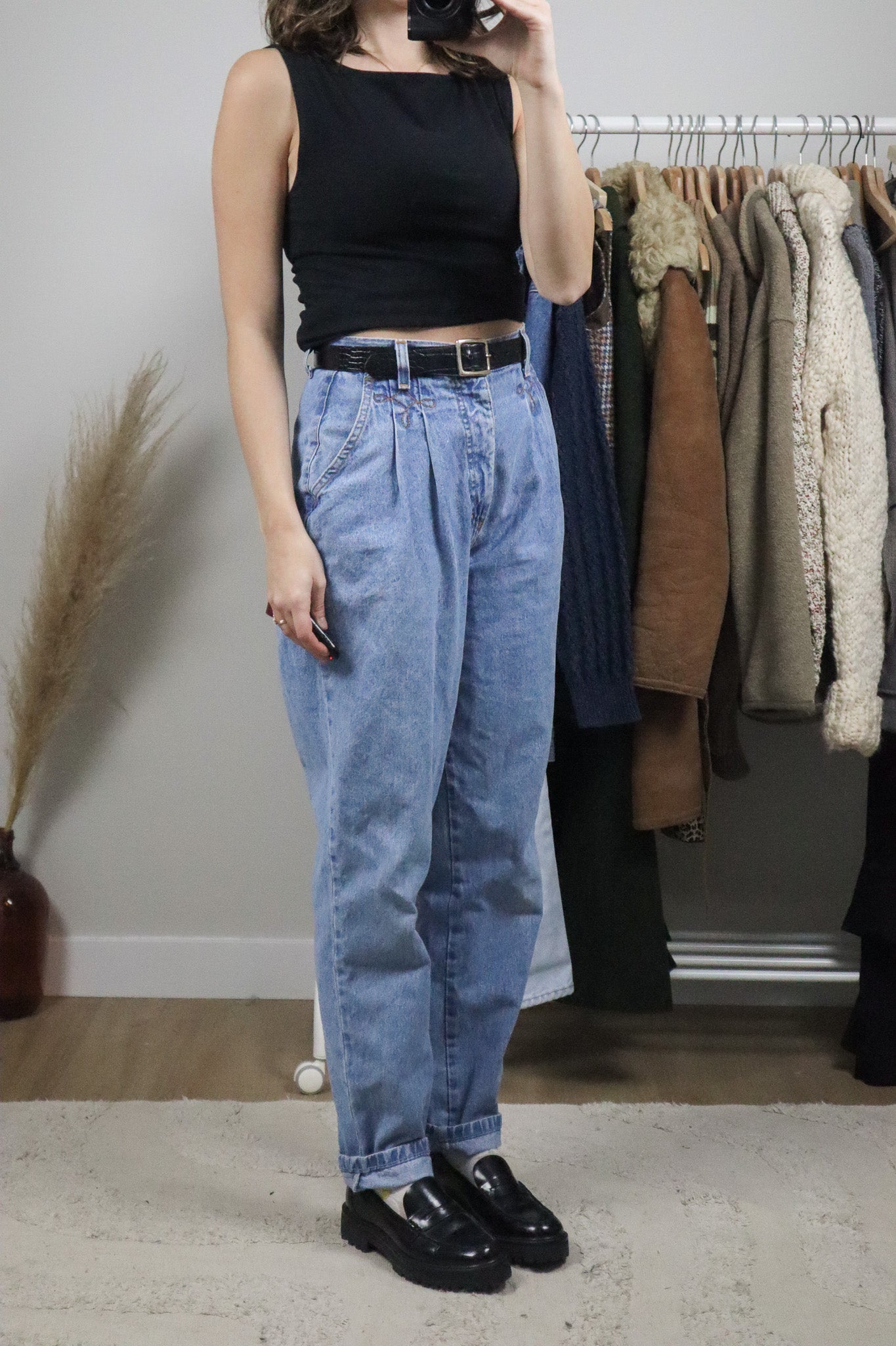 Made in Canada x Vintage x Pleated Jeans (6/8)