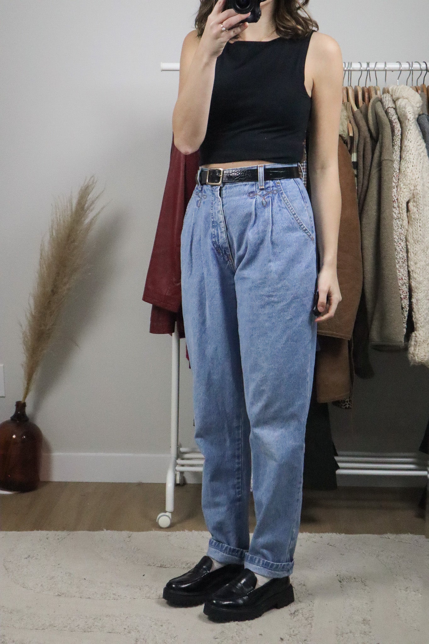 Made in Canada x Vintage x Pleated Jeans (6/8)