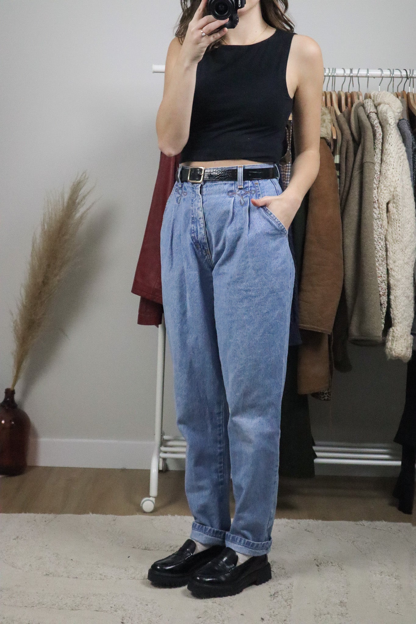 Made in Canada x Vintage x Pleated Jeans (6/8)