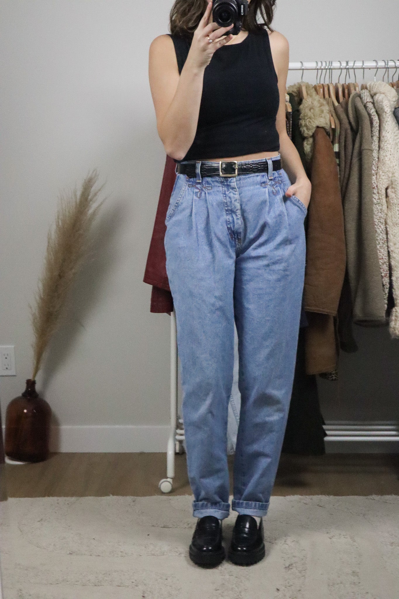 Made in Canada x Vintage x Pleated Jeans (6/8)