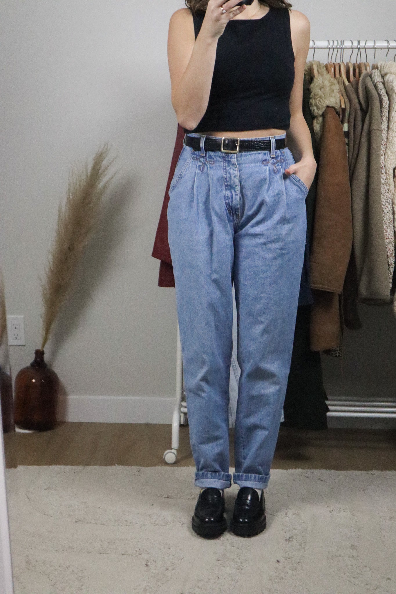 Made in Canada x Vintage x Pleated Jeans (6/8)