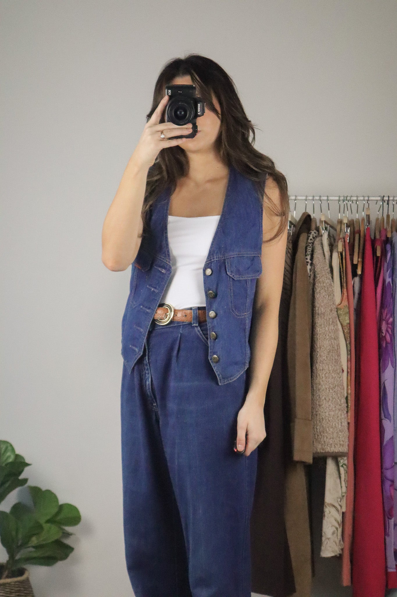 Vintage 70s x Denim Vest (M)